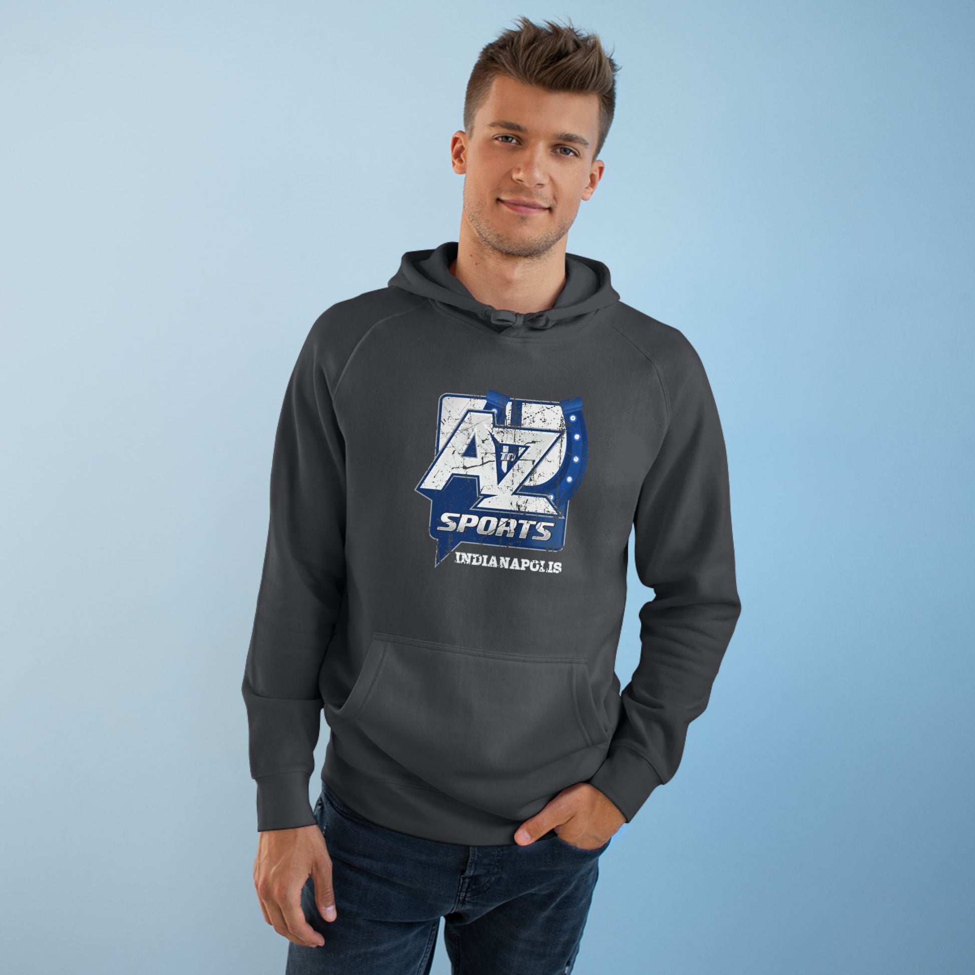 A to Z Sports Colts Distressed Hoodie
