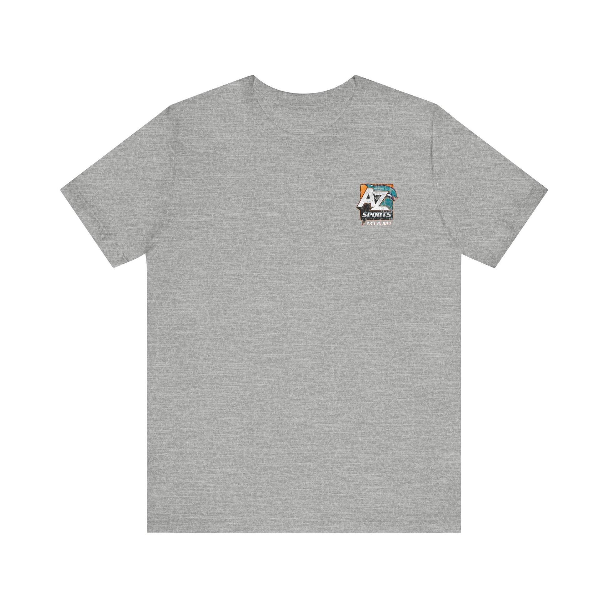 A to Z Sports Dolphins Distressed Pocket T-Shirt