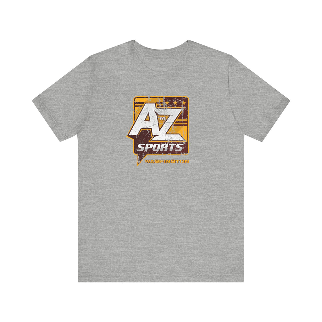 A to Z Sports Commanders Distressed Logo T-Shirt