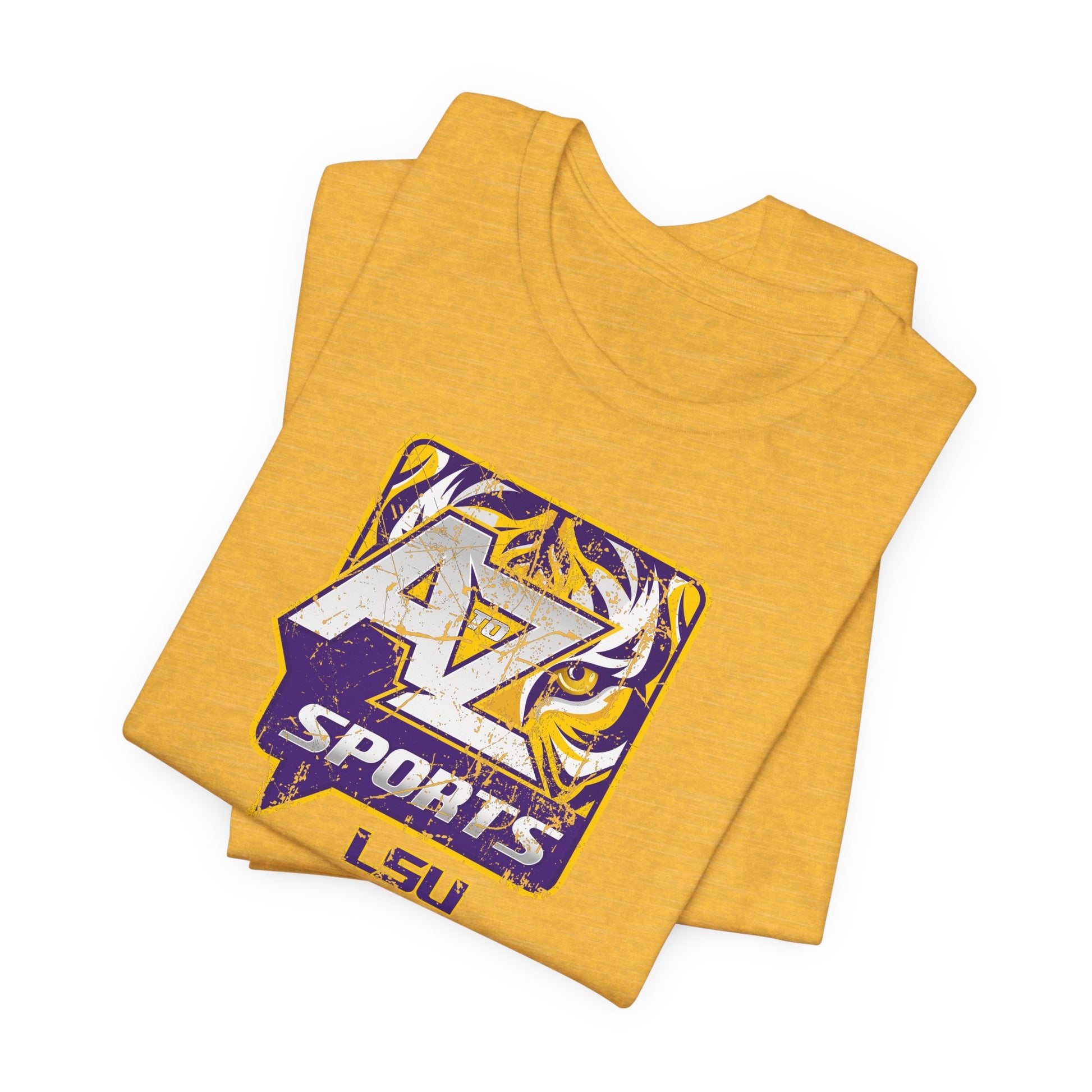 A to Z Sports LSU Distressed T-Shirt