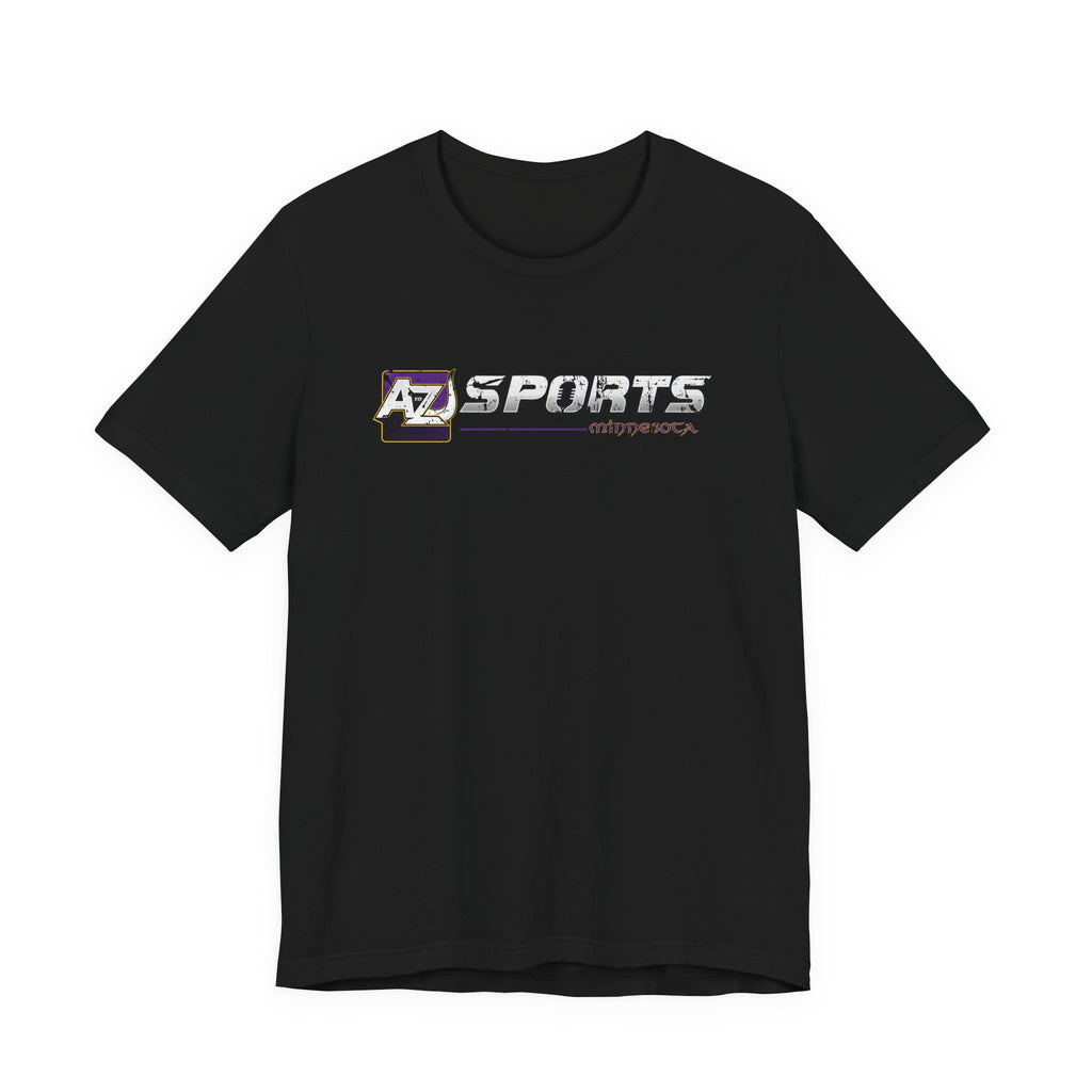 A to Z Sports Vikings Distressed Horizontal T-Shirt