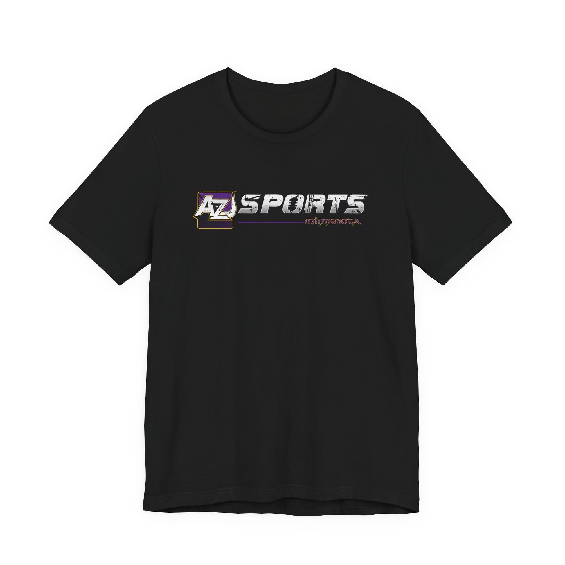 A to Z Sports Vikings Distressed Horizontal T-Shirt