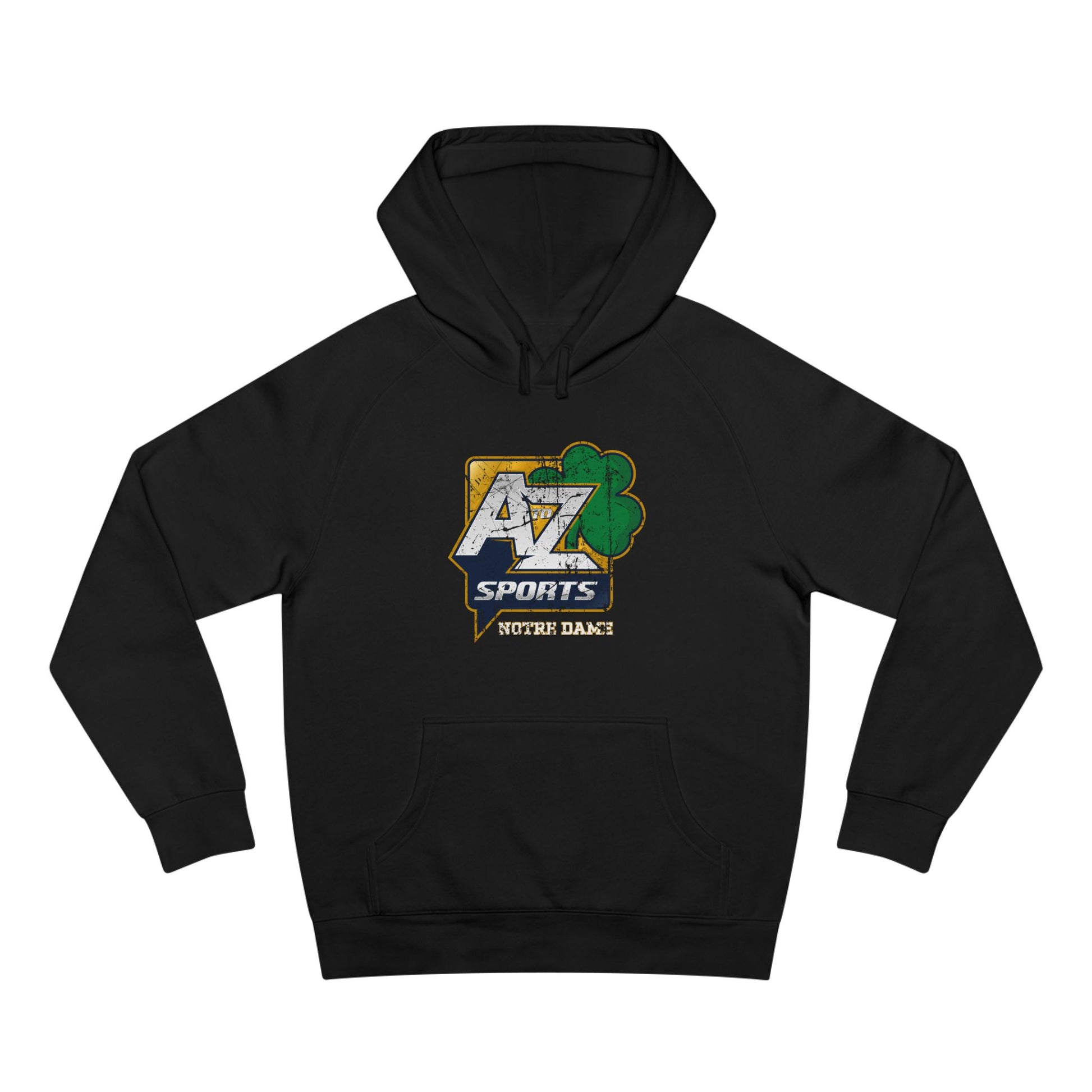 A to Z Sports Notre Dame Distressed Hoodie
