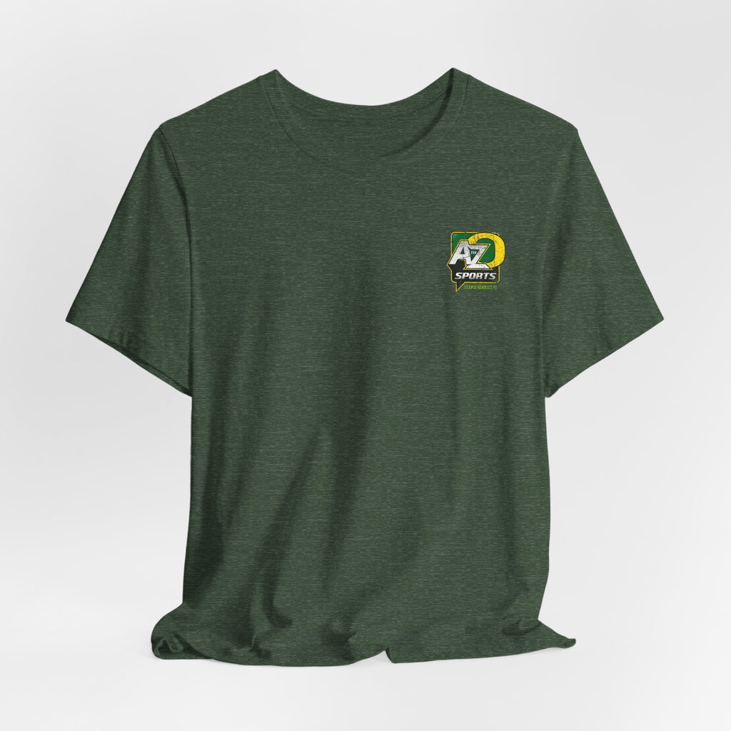 A to Z Sports Oregon Distressed Pocket T-Shirt