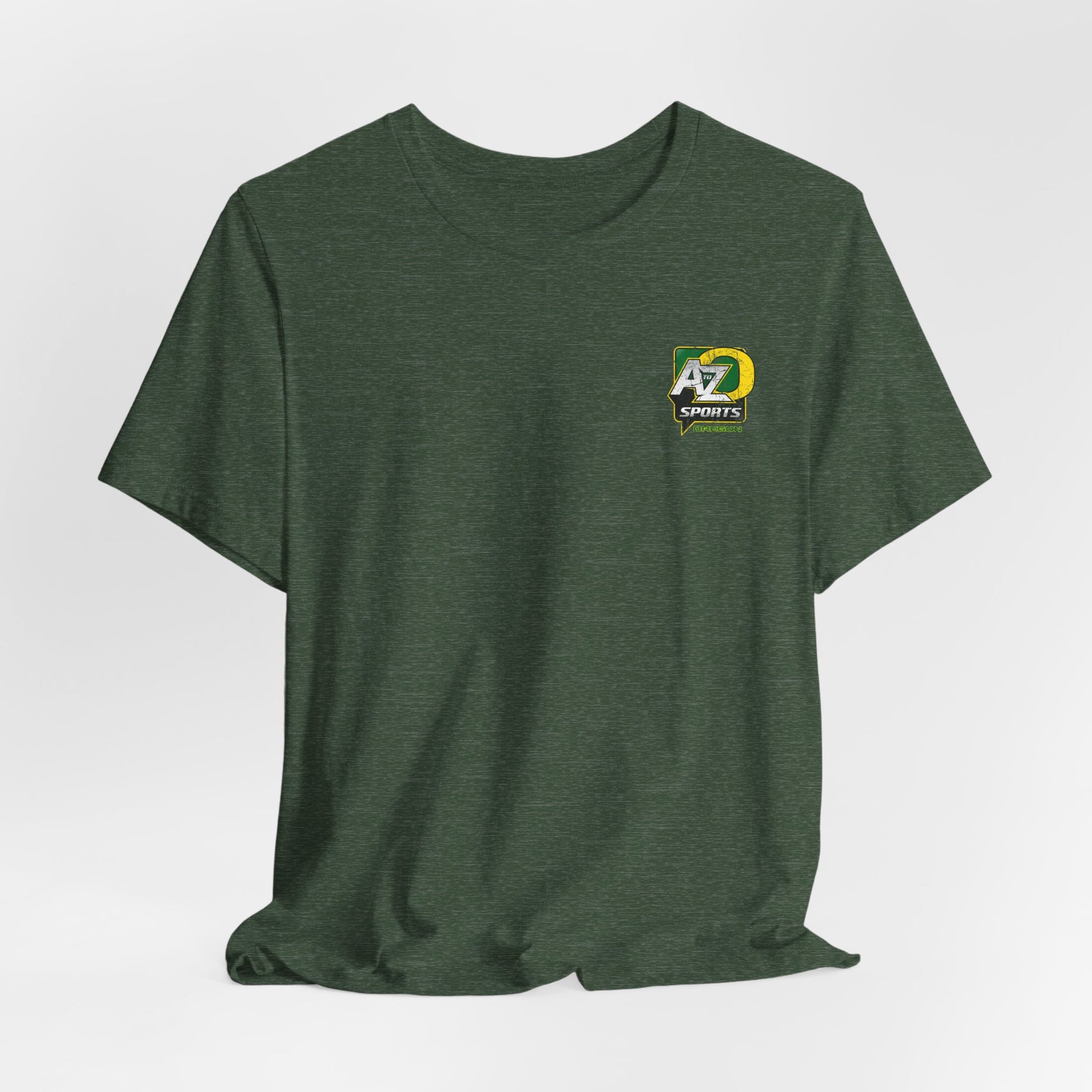 A to Z Sports Oregon Distressed Pocket T-Shirt