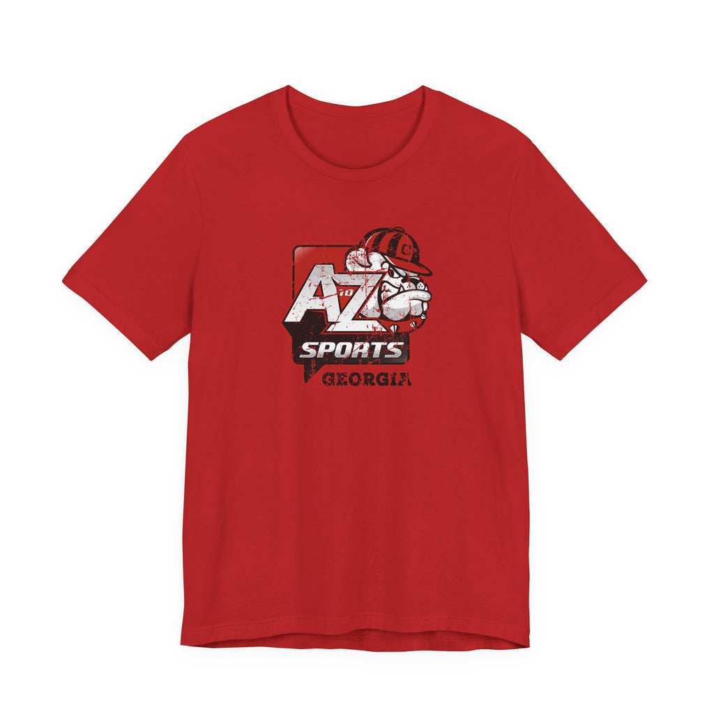 A to Z Sports Georgia Distressed T-Shirt