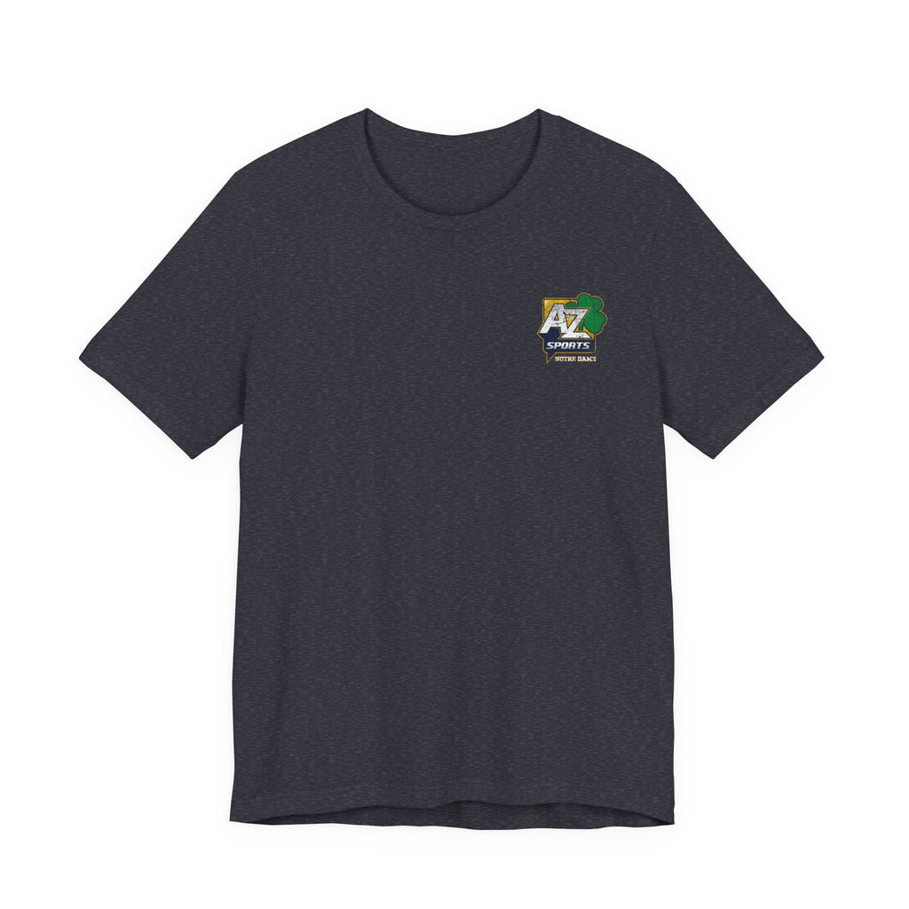 A to Z Sports Notre Dame Distressed Pocket T-Shirt