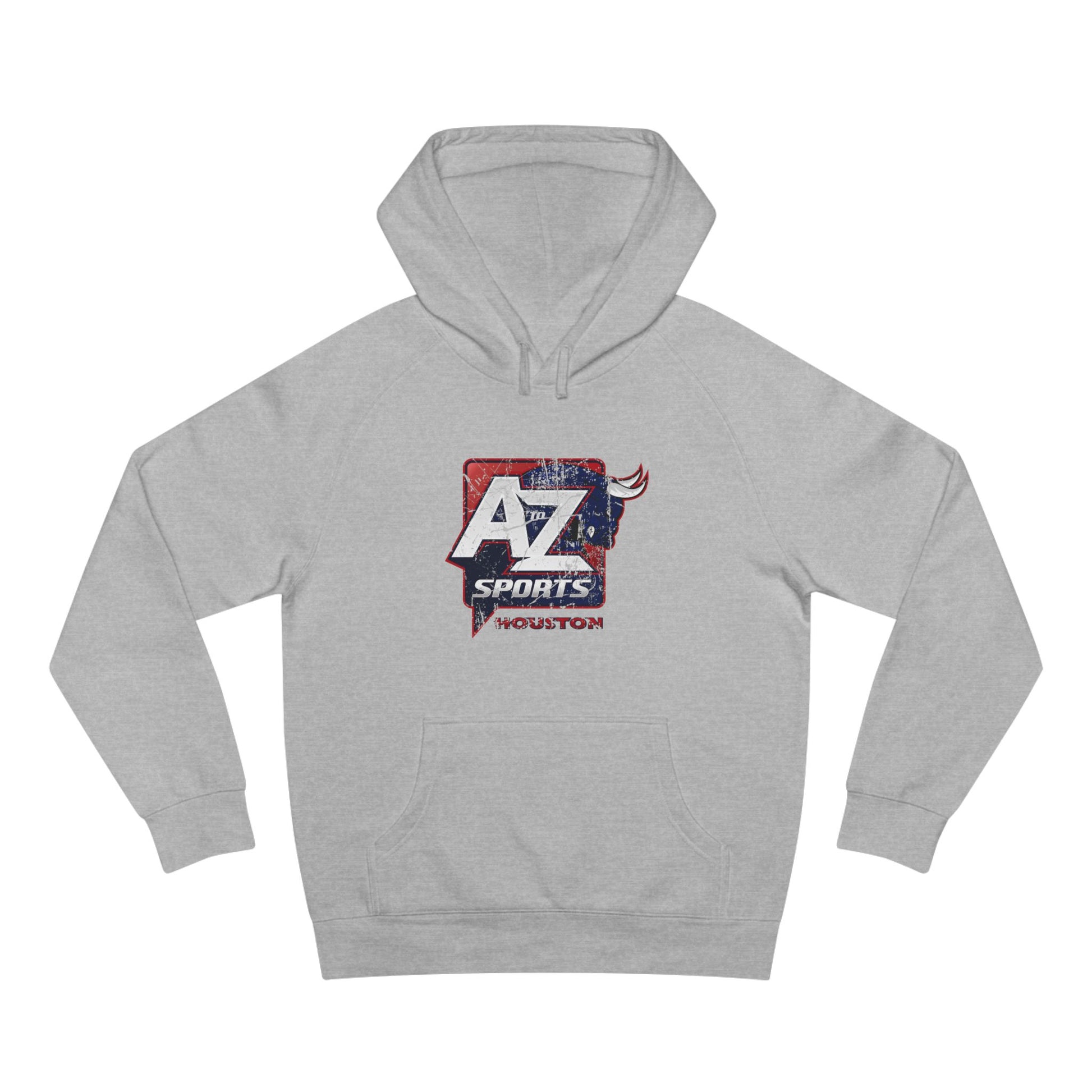 A to Z Sports Texans Distressed Hoodie