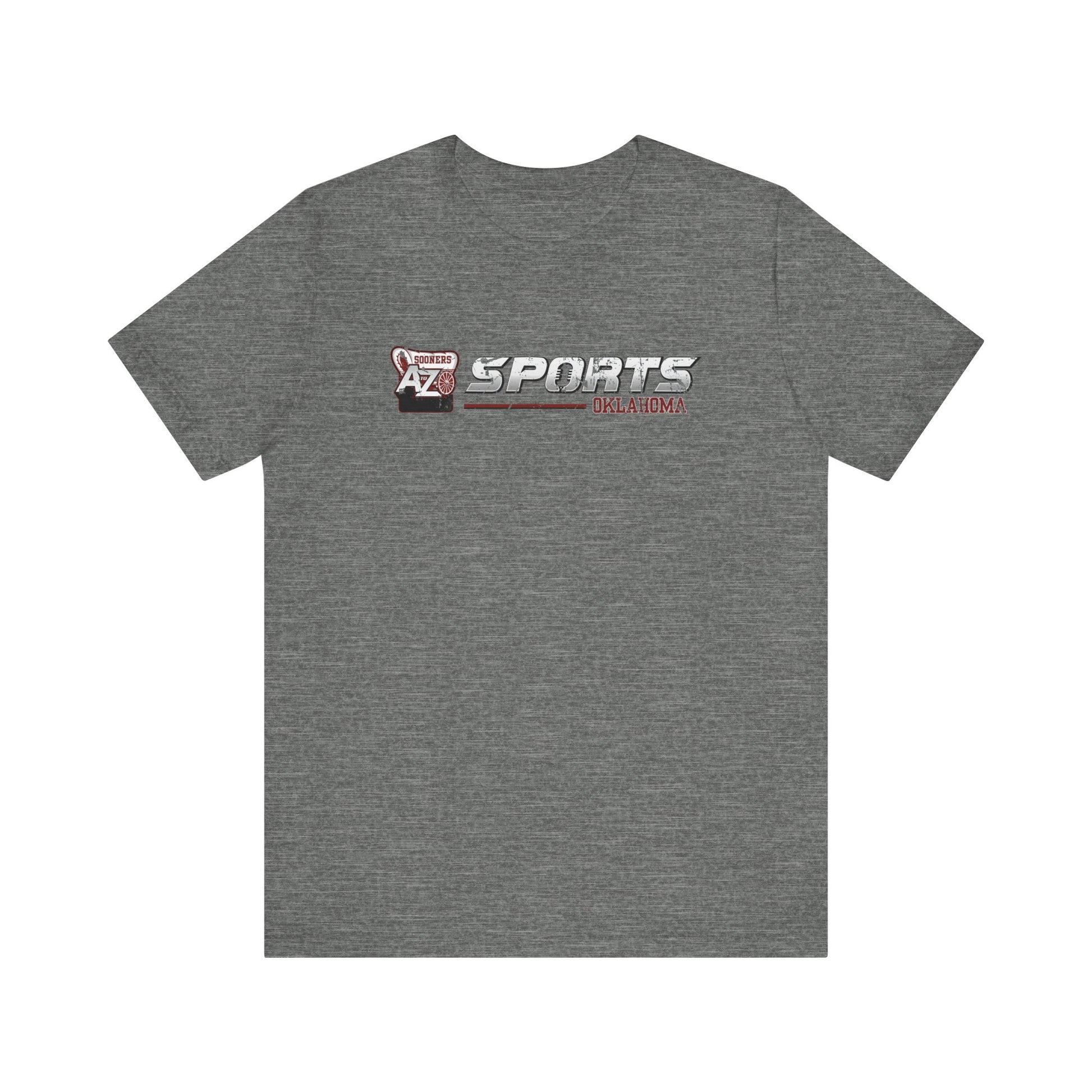 A to Z Sports Oklahoma Distressed Horizontal T-Shirt
