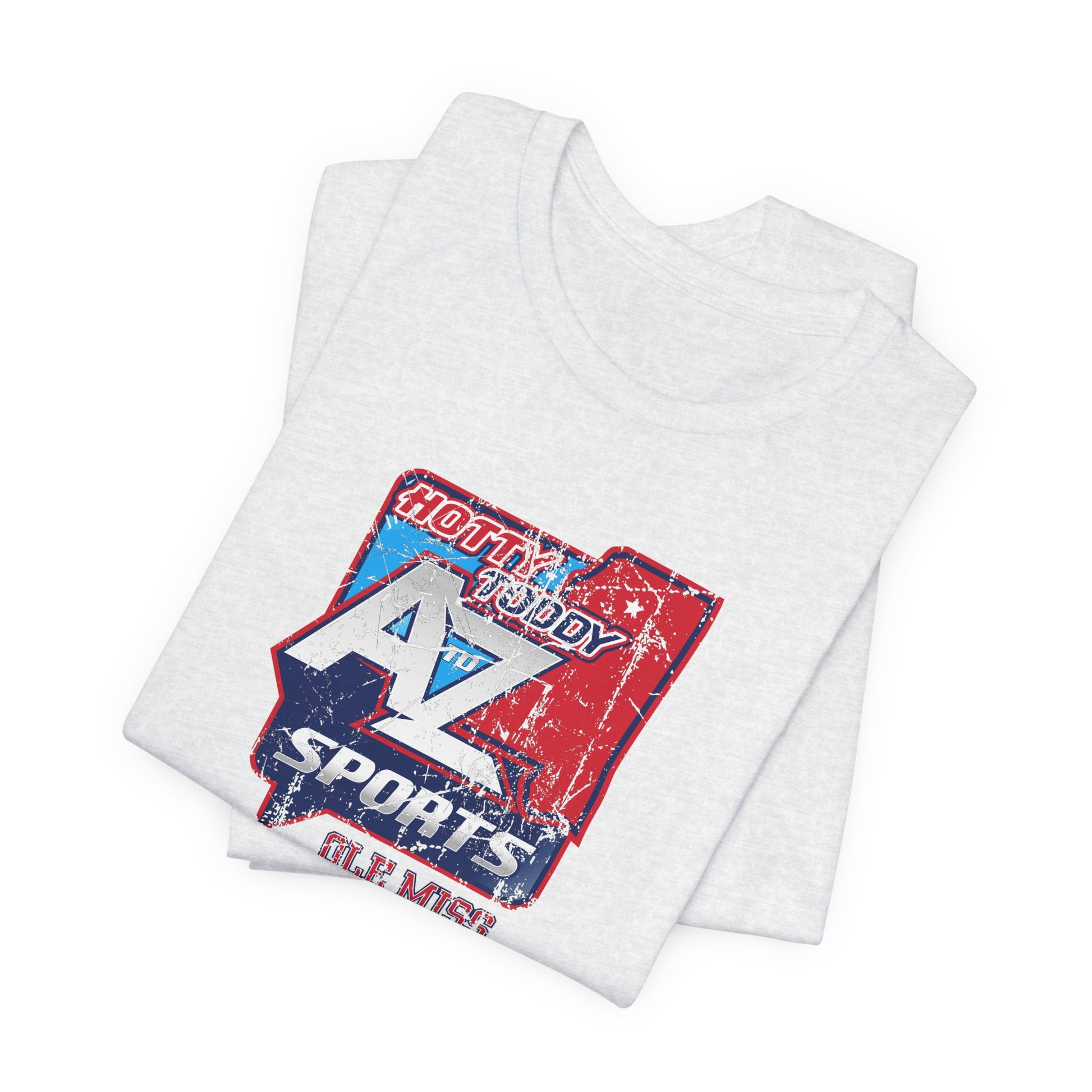 A to Z Sports Ole Miss Distressed T-Shirt