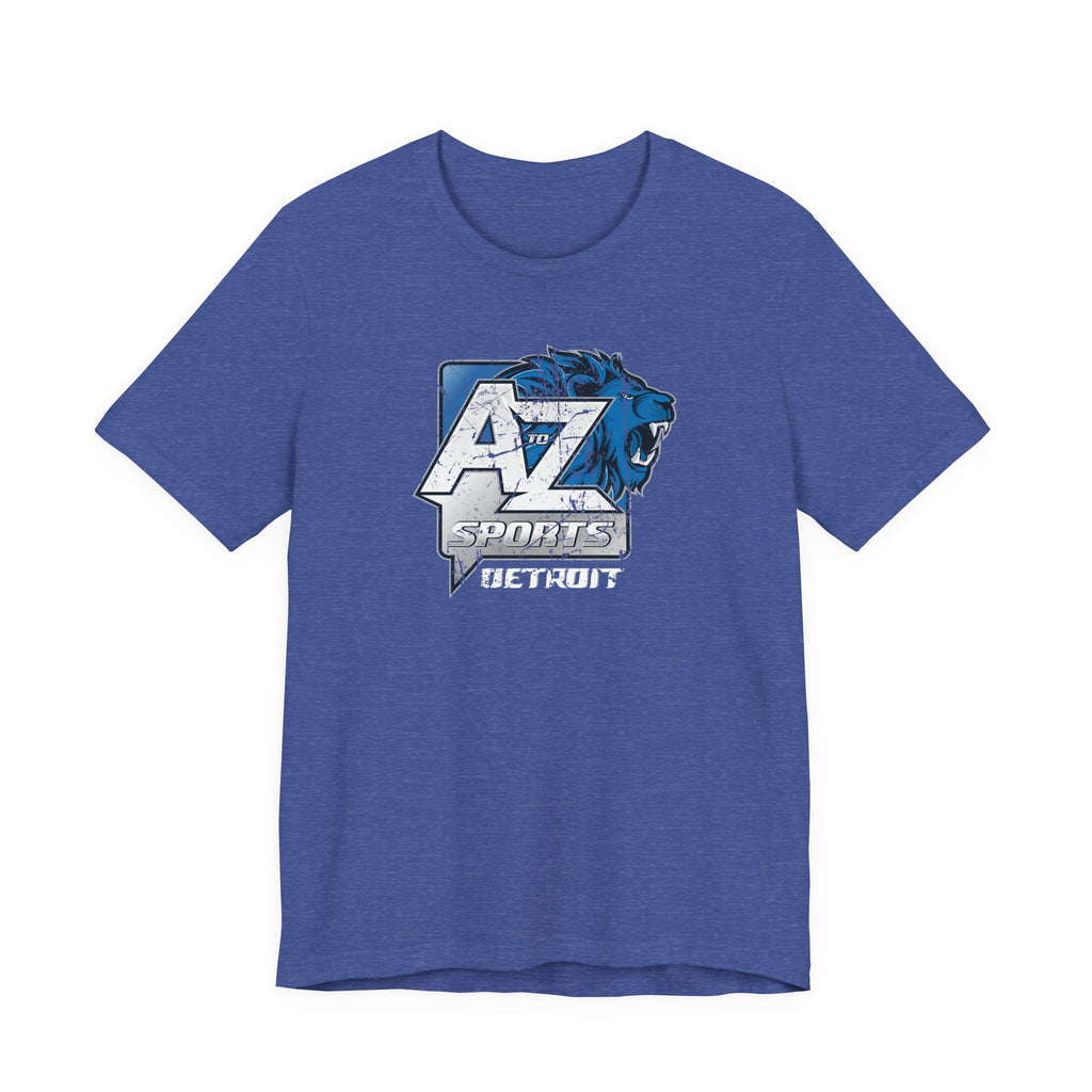 A to Z Sports Lions Distressed T-Shirt