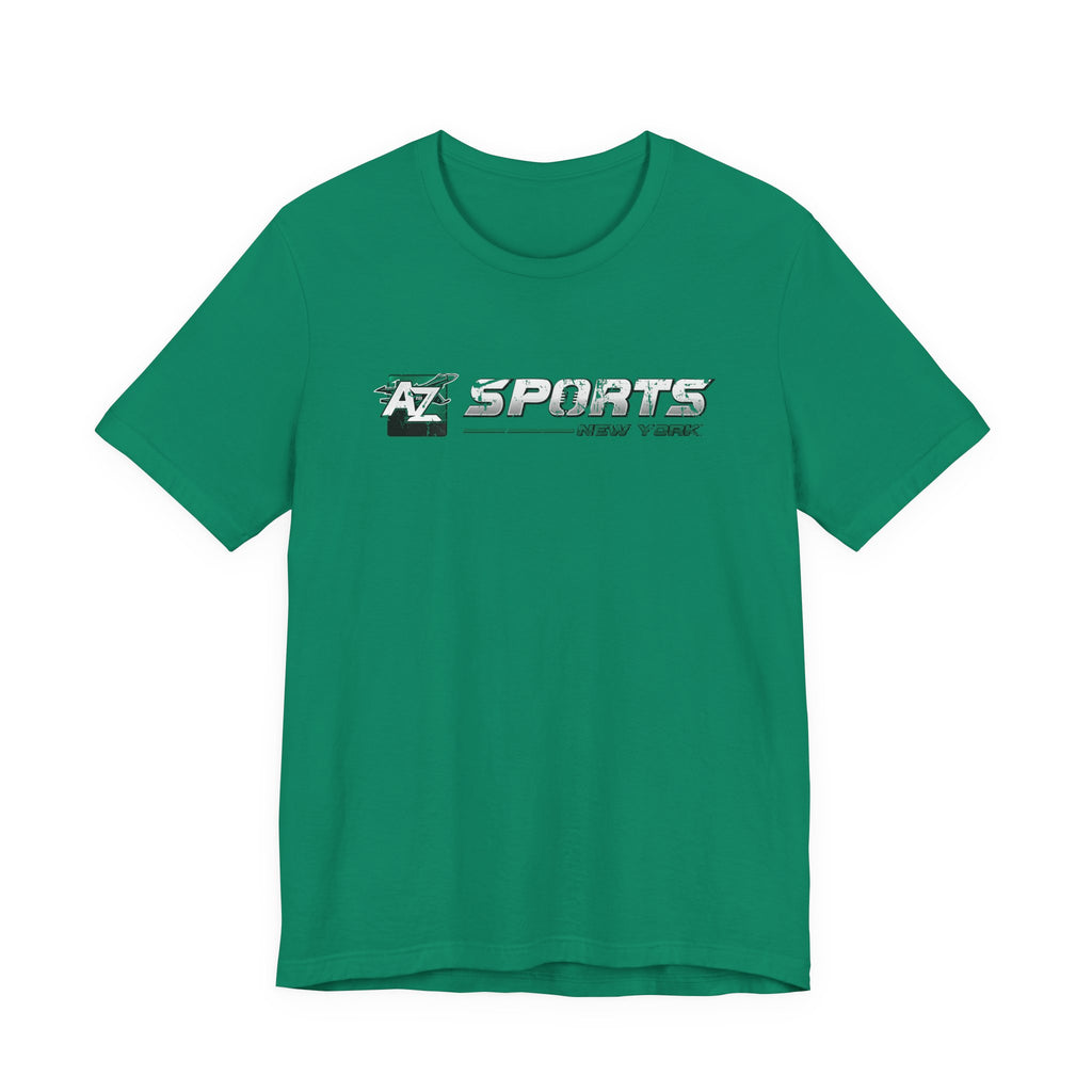 A to Z Sports Jets Distressed Horizontal T-Shirt