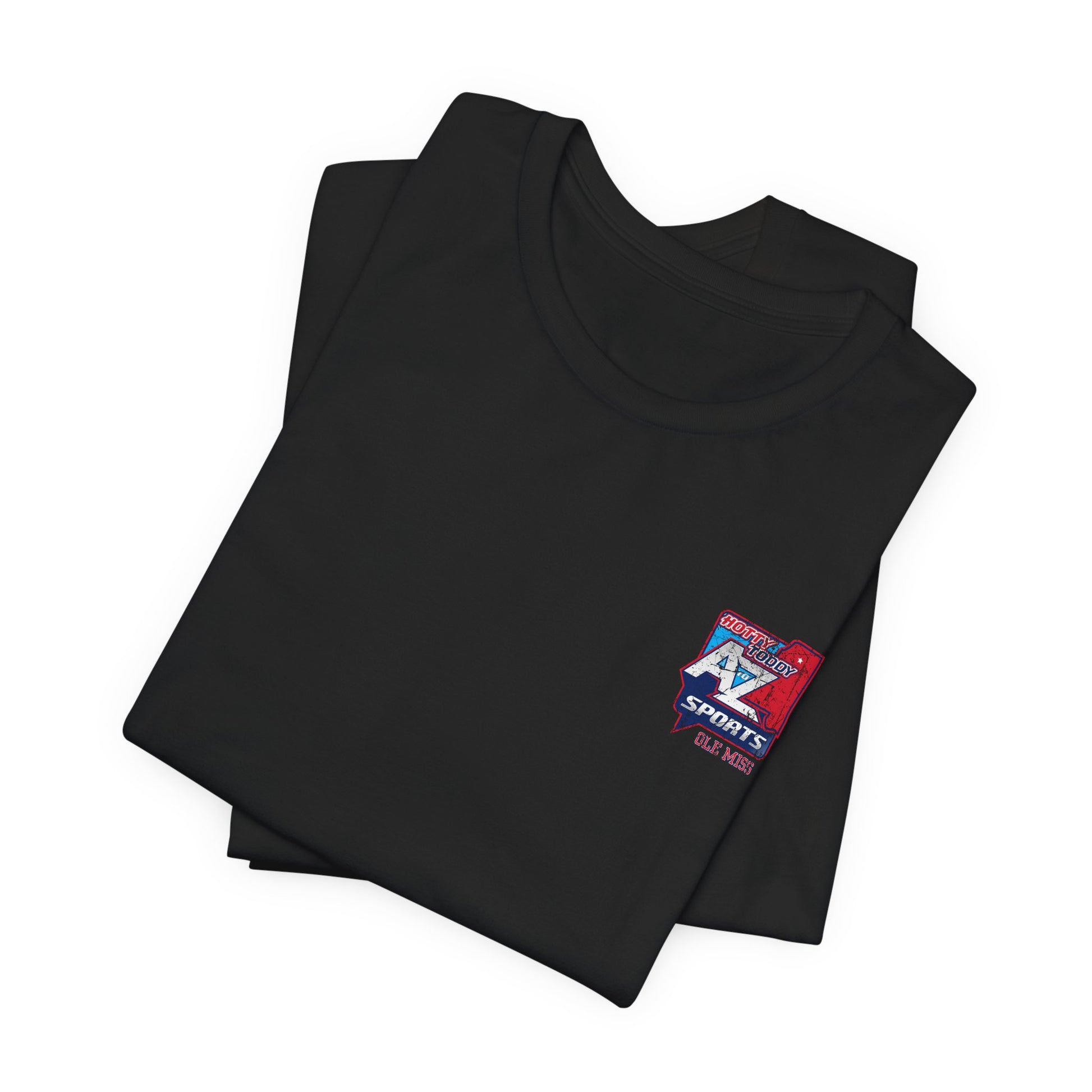 A to Z Sports Ole Miss Distressed Pocket T-Shirt