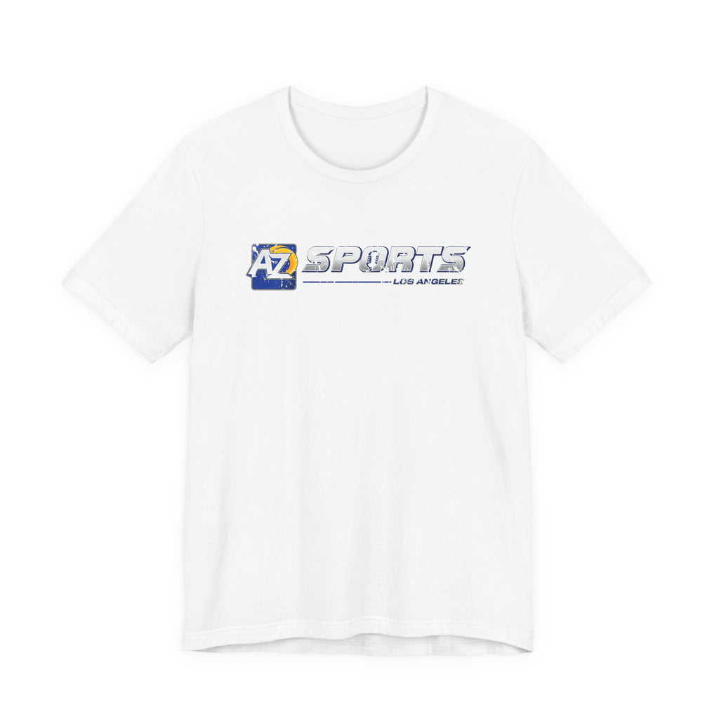 A to Z Sports Rams Distressed Horizontal T-Shirt