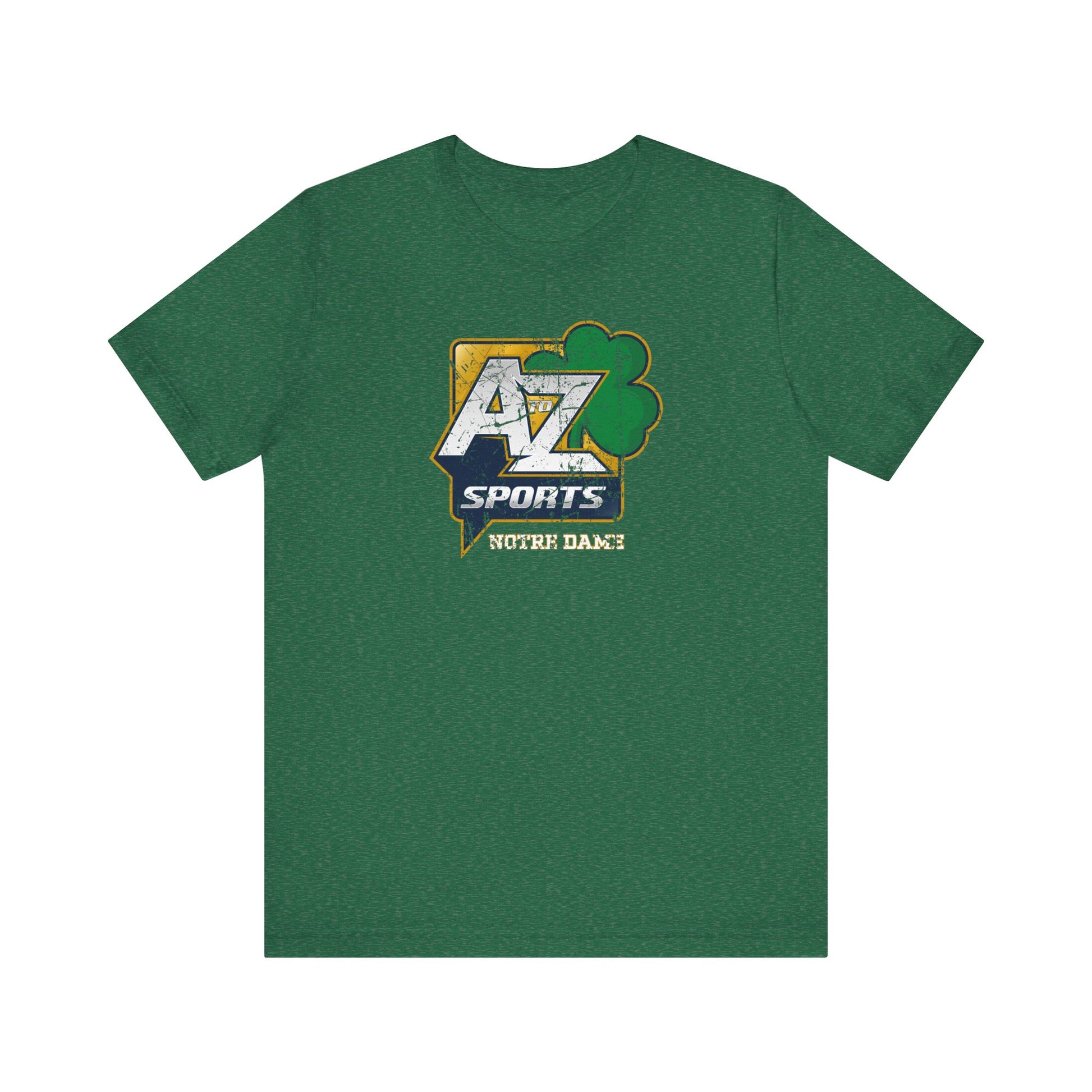 A to Z Sports Notre Dame Distressed T-Shirt