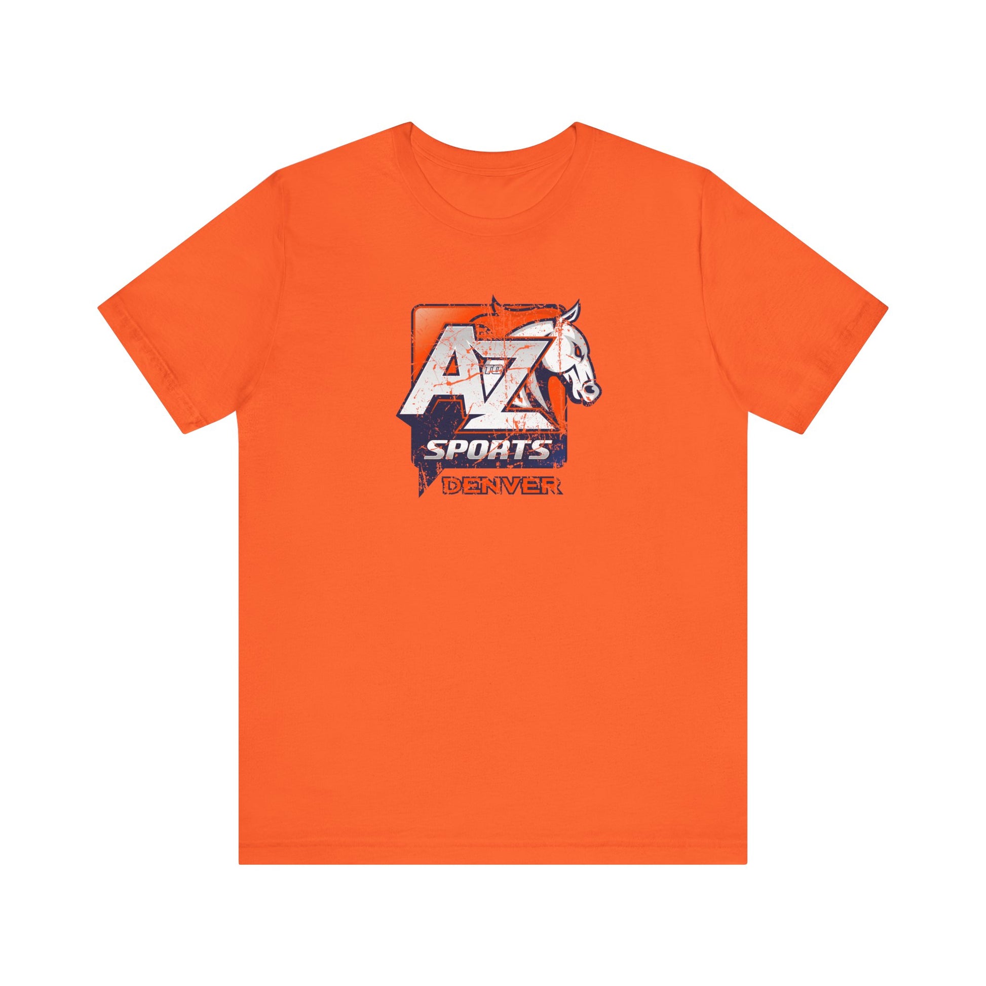 A to Z Sports Broncos Distressed T-Shirt