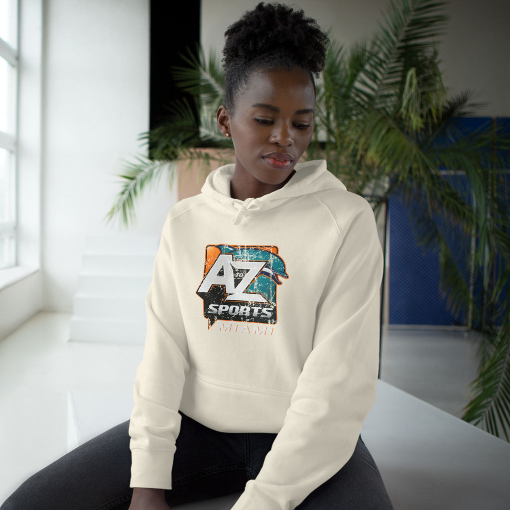 A to Z Sports Dolphins Distressed Hoodie