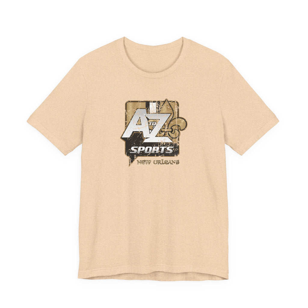 A to Z Sports Saints Distressed T-Shirt