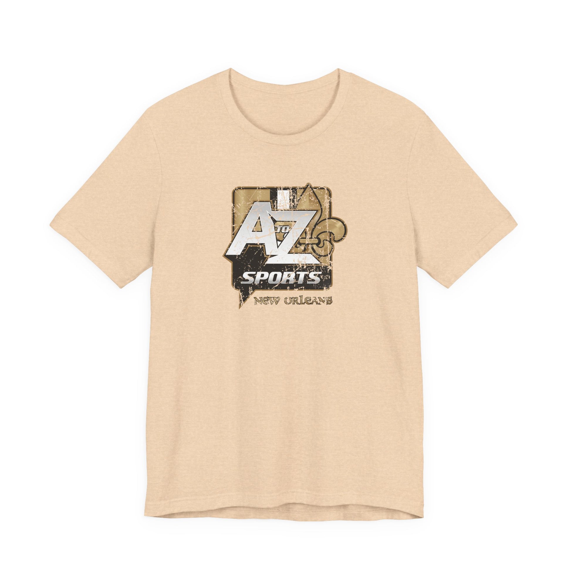 A to Z Sports Saints Distressed T-Shirt