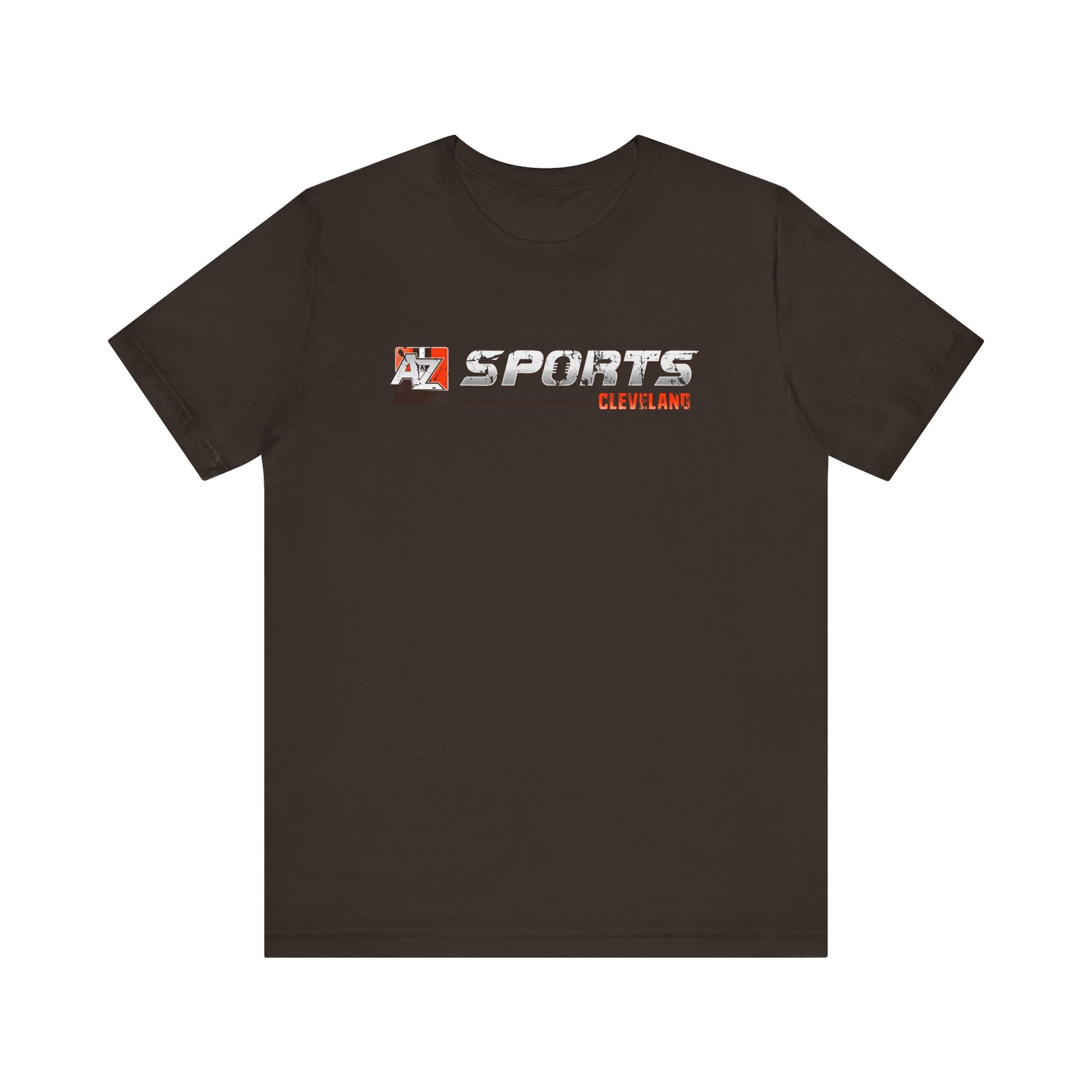 A to Z Sports Browns Distressed Horizontal T-Shirt
