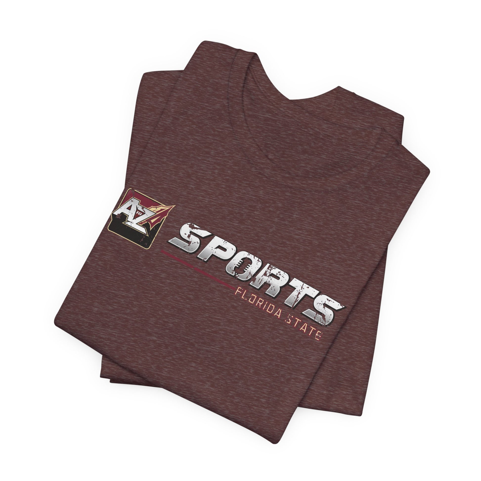 A to Z Sports Florida State Horizontal Distressed T-Shirt