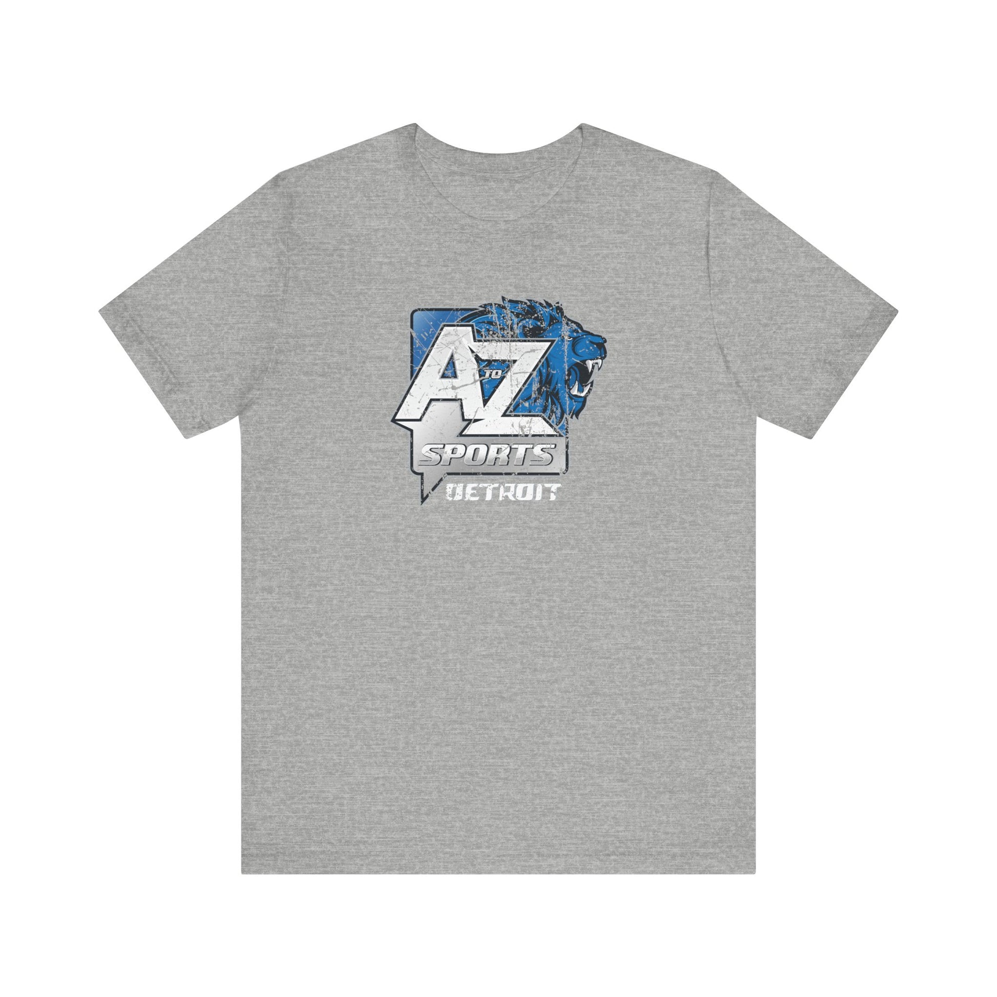 A to Z Sports Lions Distressed T-Shirt
