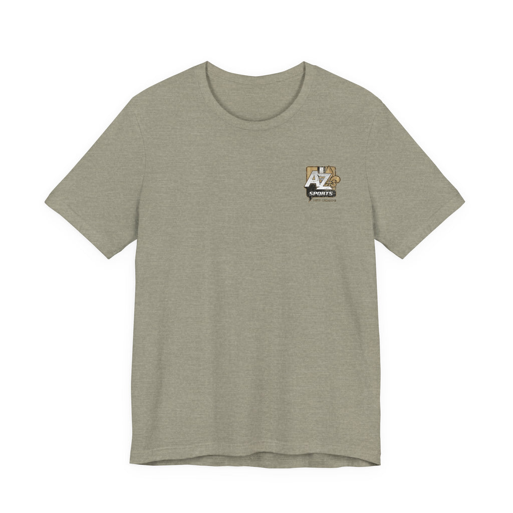 A to Z Sports Saints Distressed Pocket T-Shirt