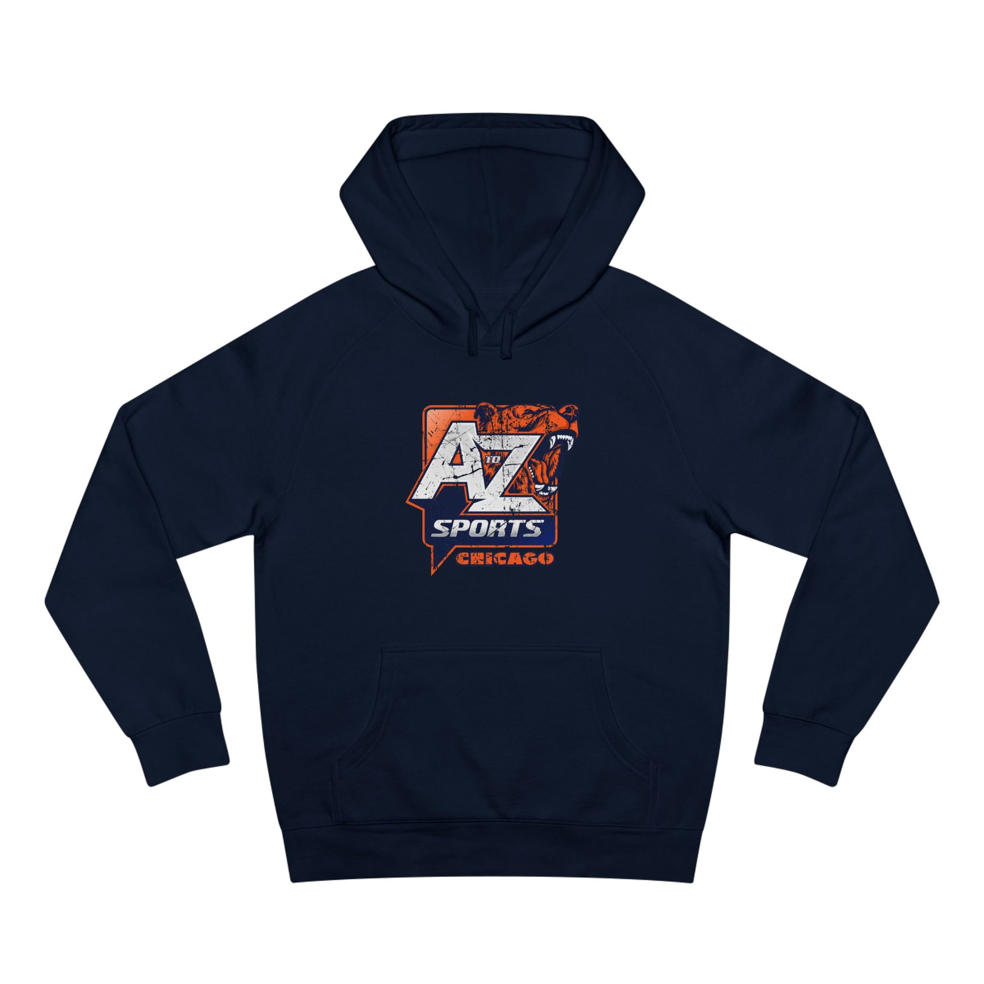 A to Z Sports Bears Distressed Hoodie