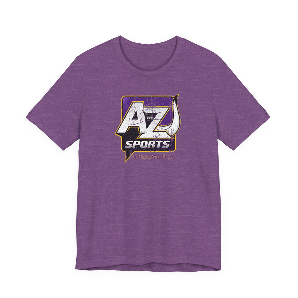 A to Z Sports Vikings Distressed T-Shirt