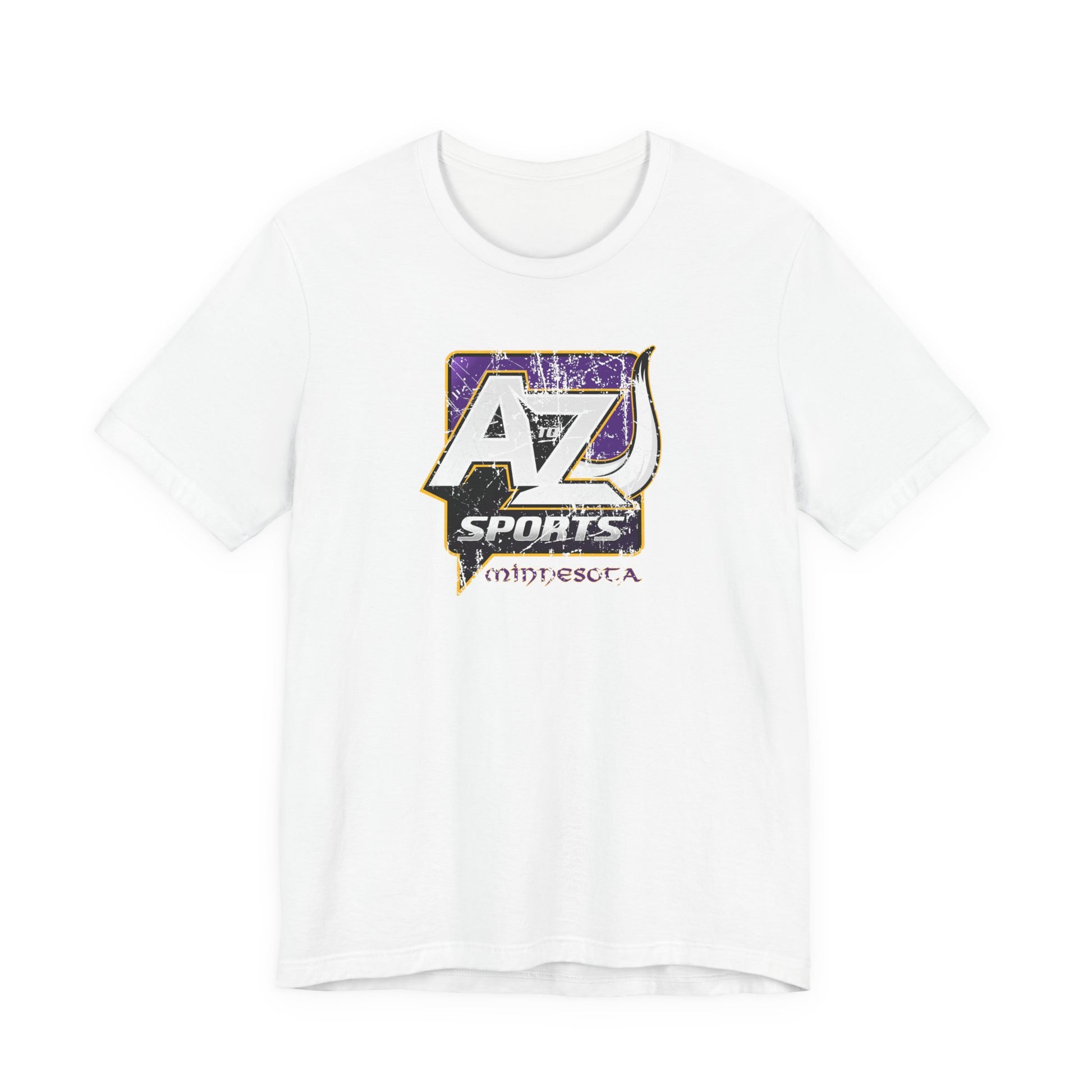 A to Z Sports Vikings Distressed T-Shirt