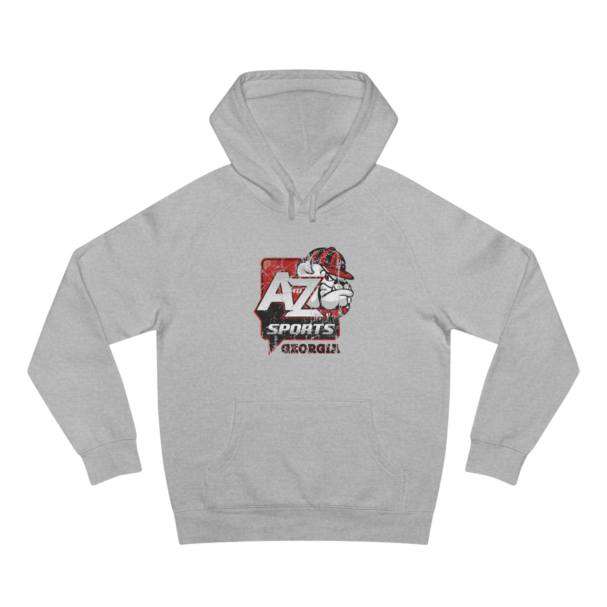 A to Z Sports Georgia Distressed Hoodie