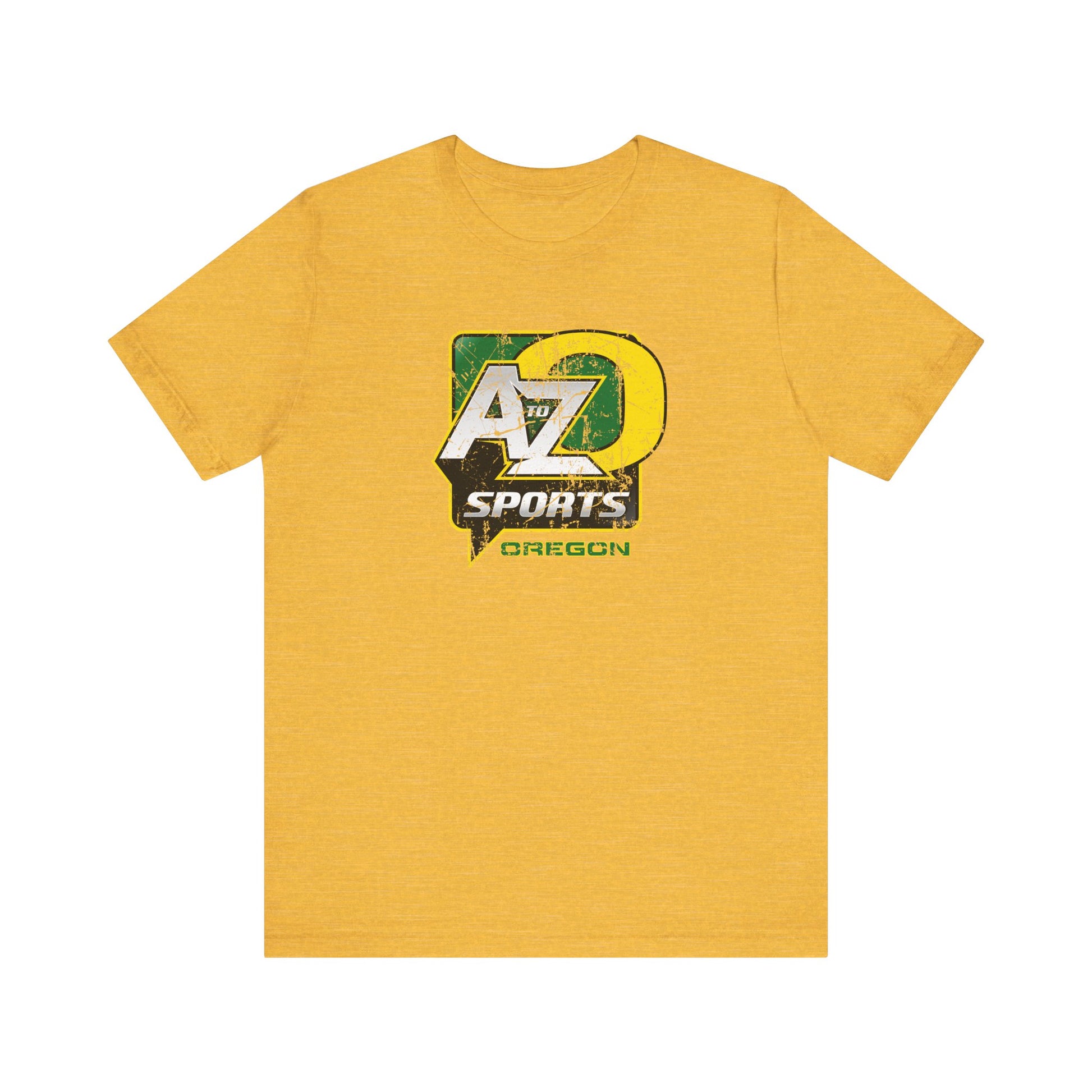 A to Z Sports Oregon Distressed T-Shirt