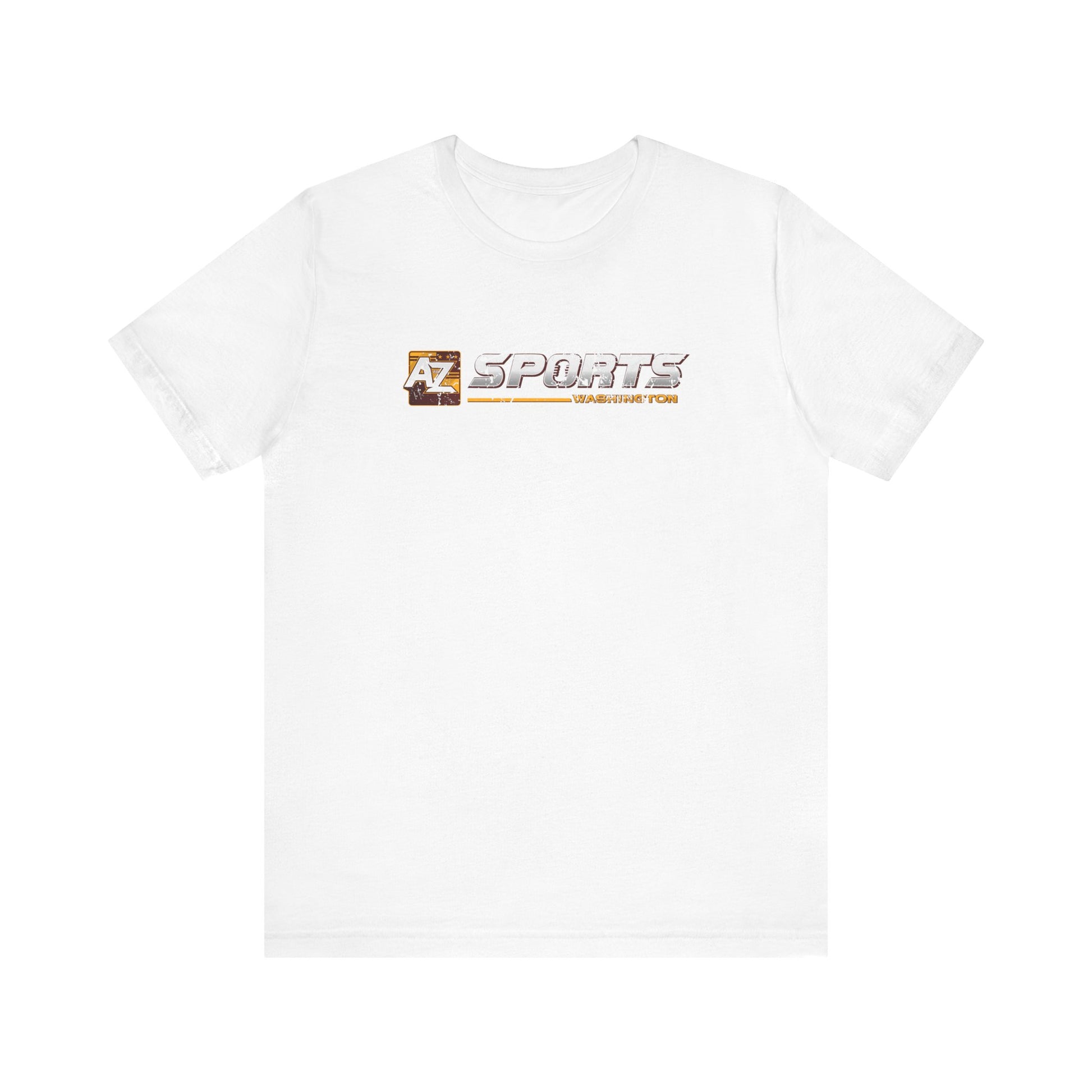 A to Z Sports Commanders Horizontal Distressed T-Shirt