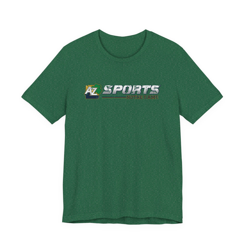 A to Z Sports Notre Dame Distressed Horizontal T-Shirt