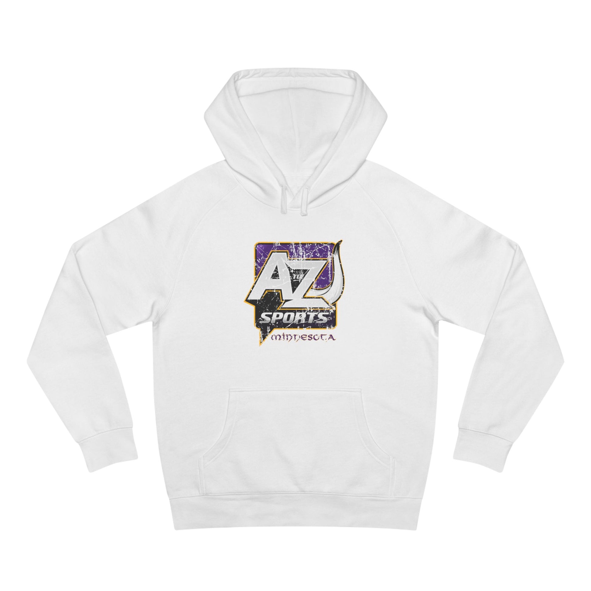 A to Z Sports Vikings Distressed Hoodie