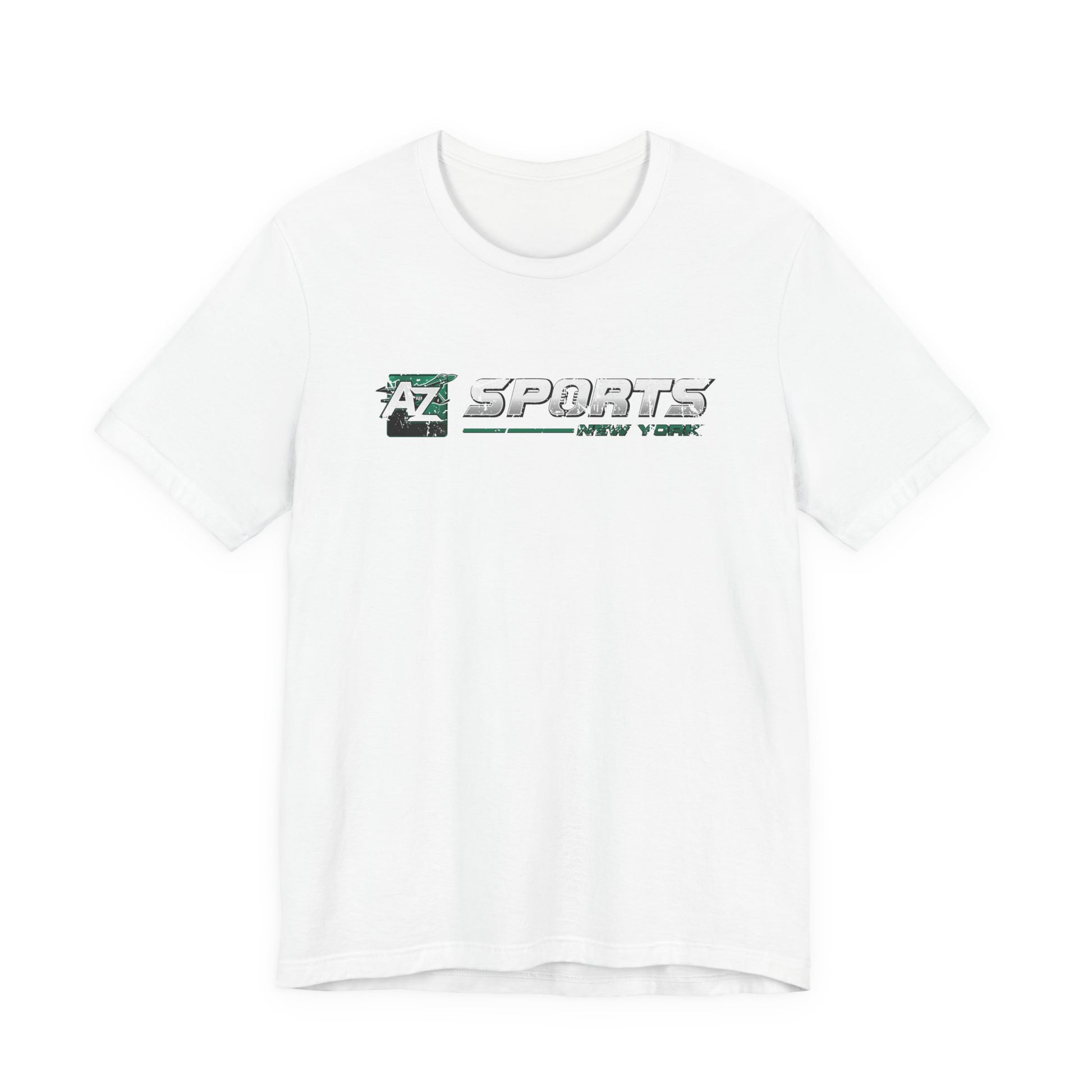 A to Z Sports Jets Distressed Horizontal T-Shirt