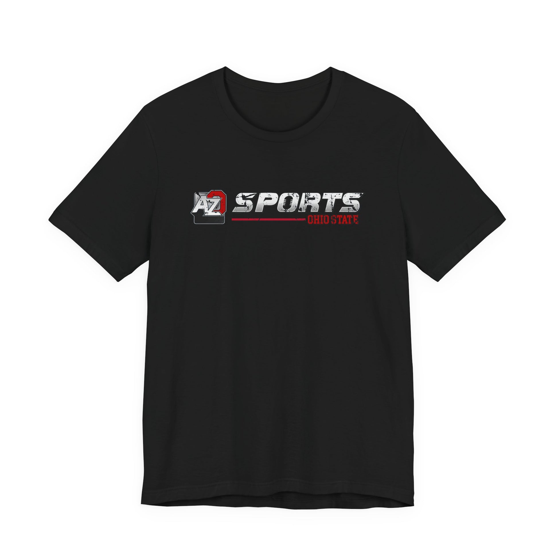 A to Z Sports Ohio State Distressed Horizontal T-Shirt