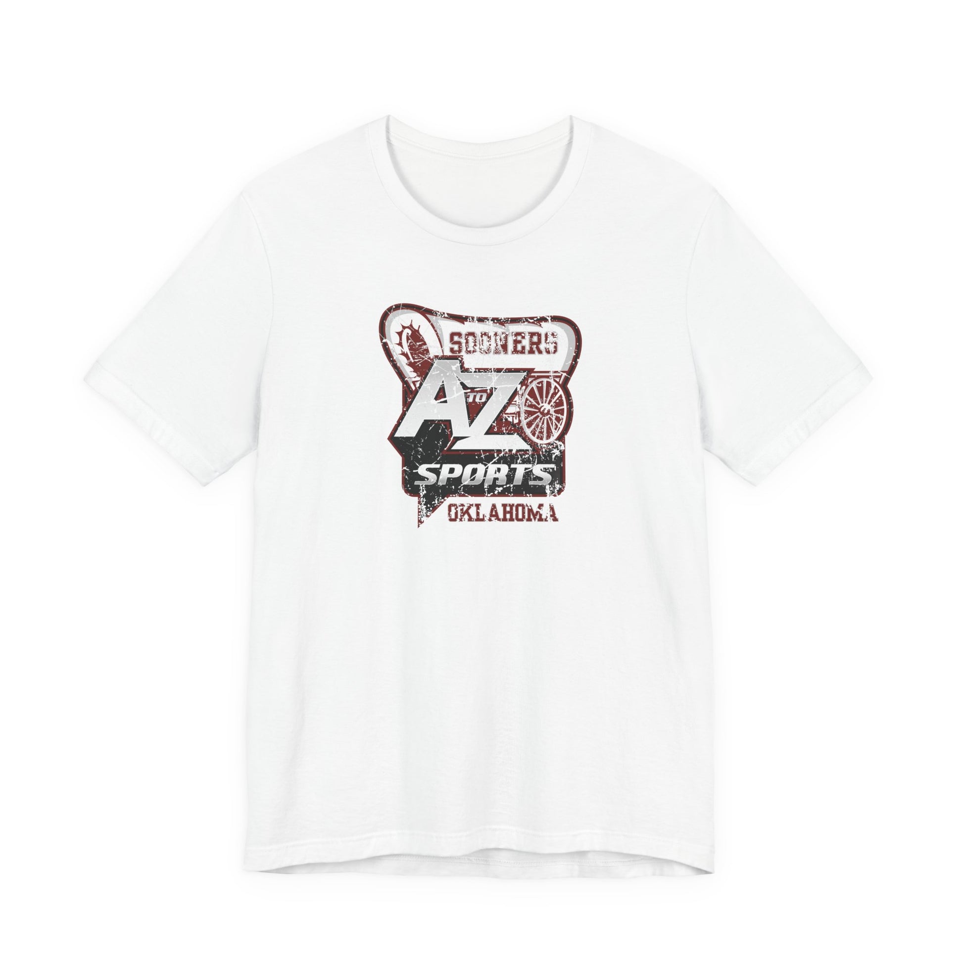 A to Z Sports Oklahoma Distressed T-Shirt