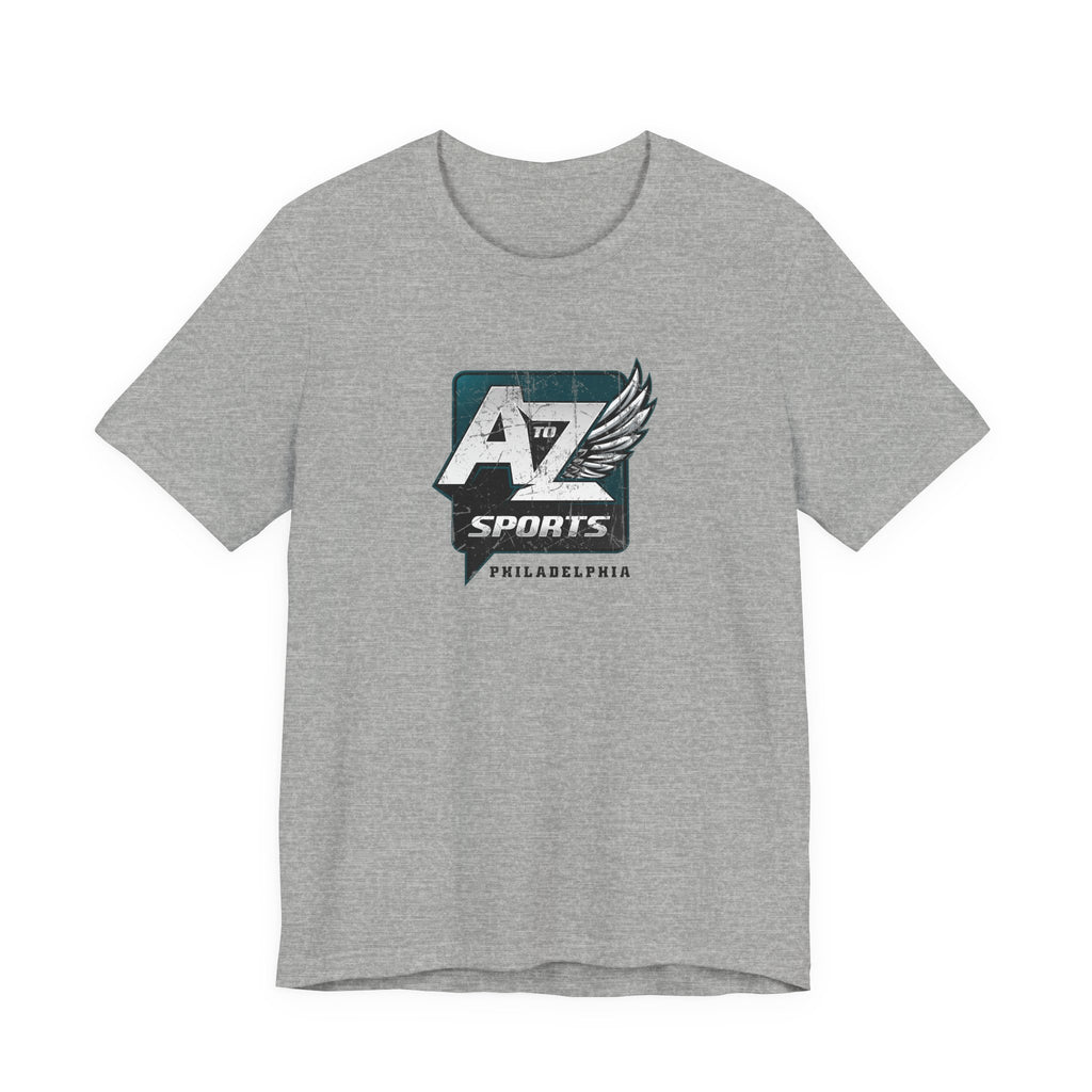 A to Z Sports Eagles Distressed T-Shirt