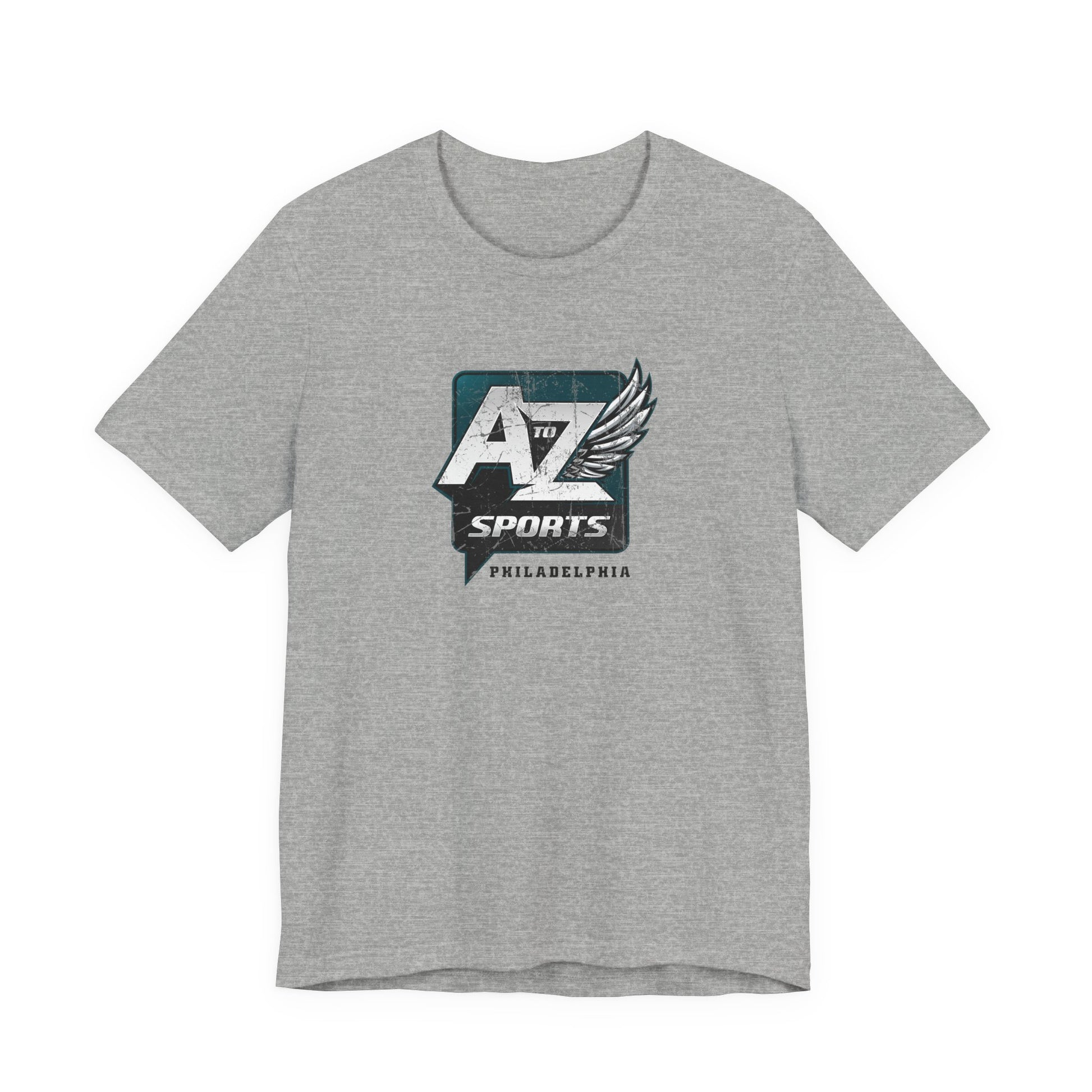 A to Z Sports Eagles Distressed T-Shirt