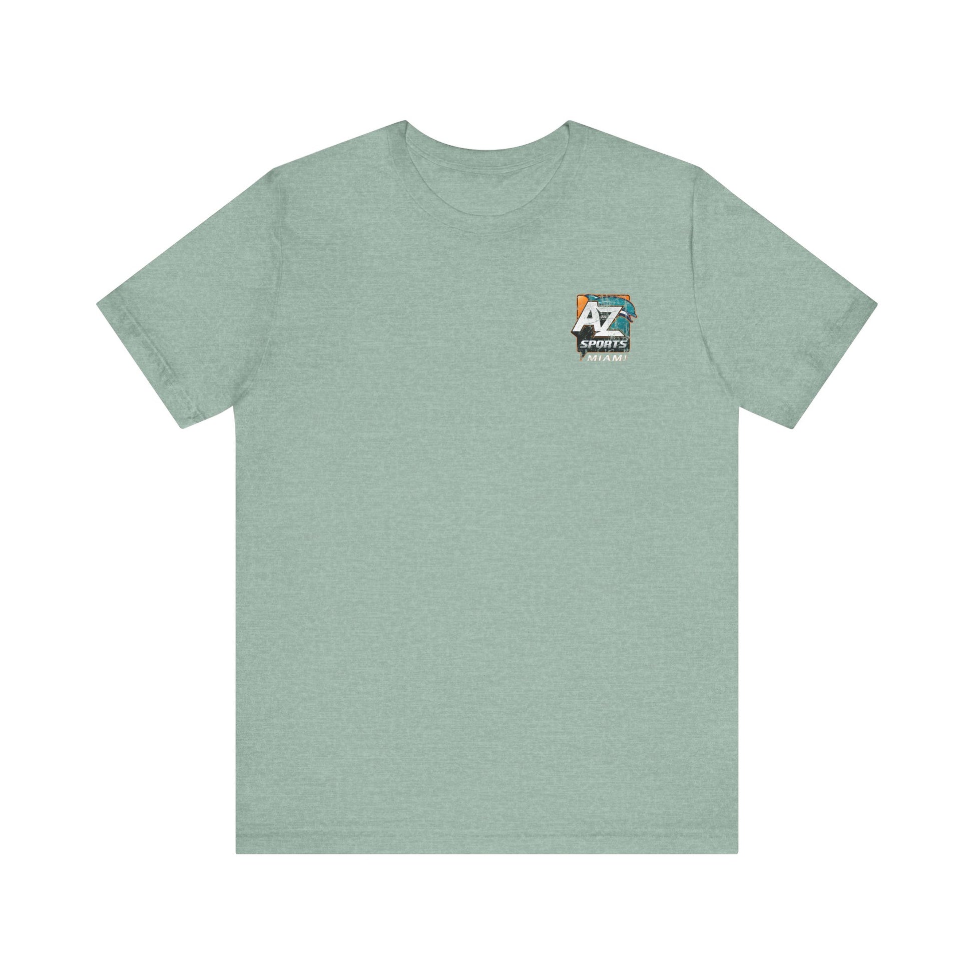 A to Z Sports Dolphins Distressed Pocket T-Shirt