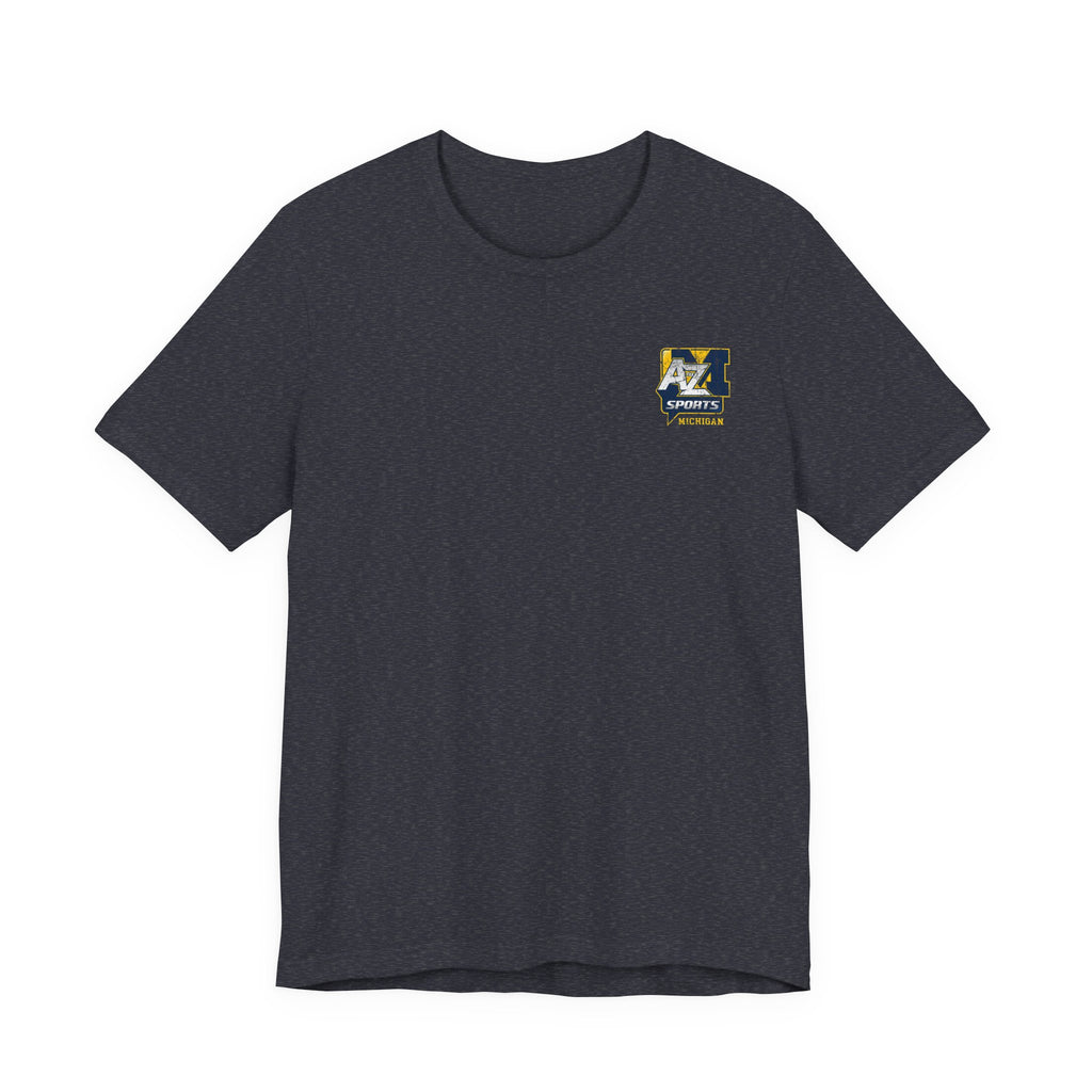 A to Z Sports Michigan Distressed Pocket T-Shirt