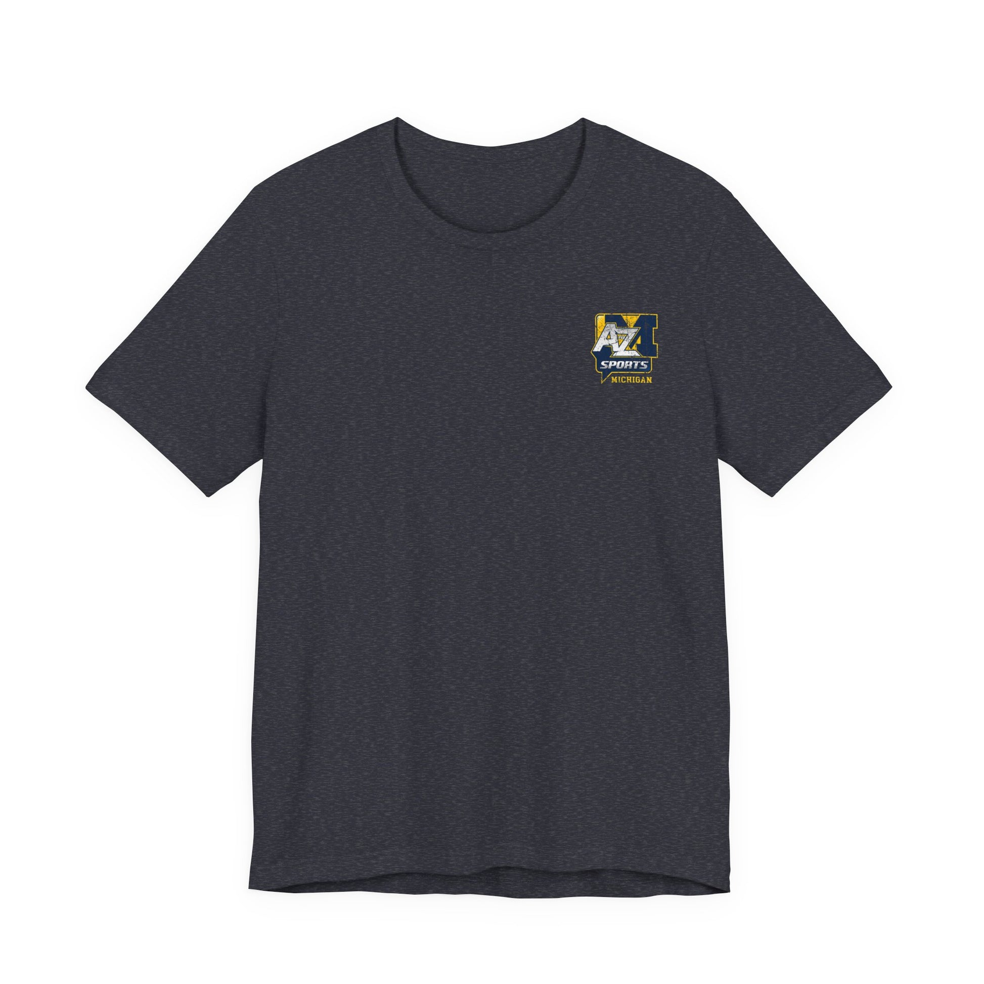 A to Z Sports Michigan Distressed Pocket T-Shirt