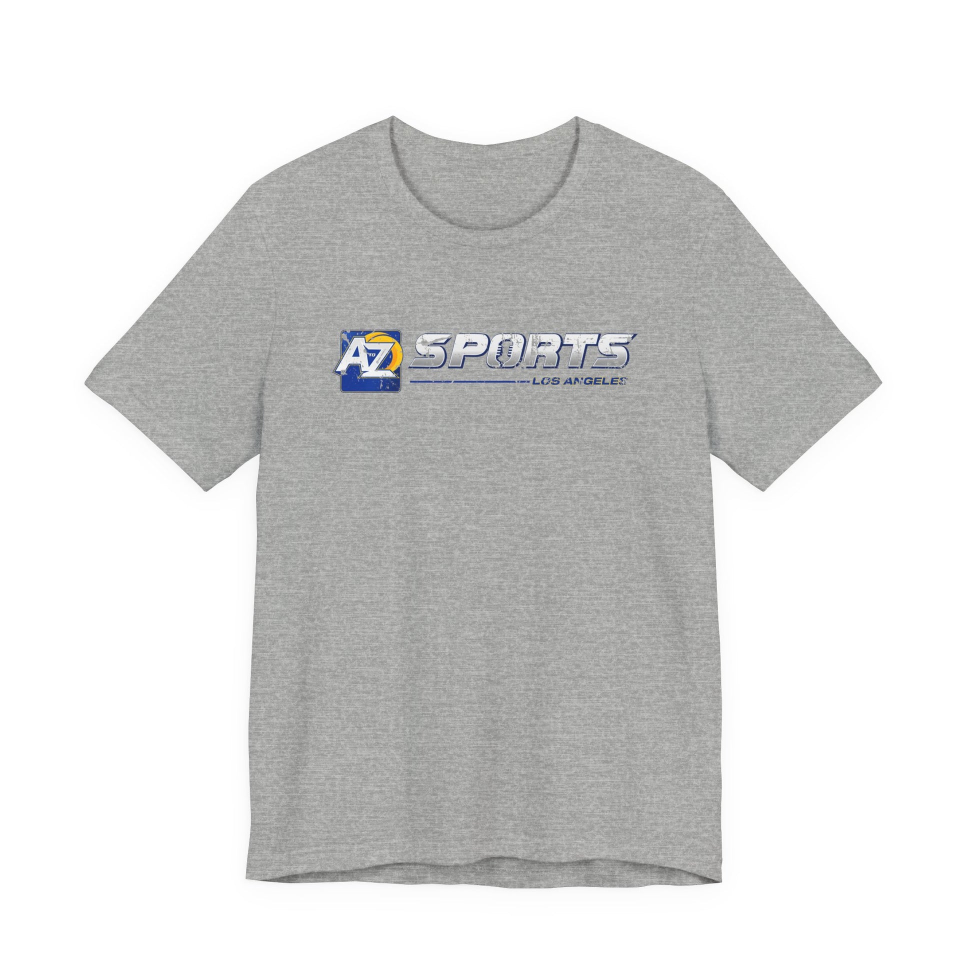 A to Z Sports Rams Distressed Horizontal T-Shirt