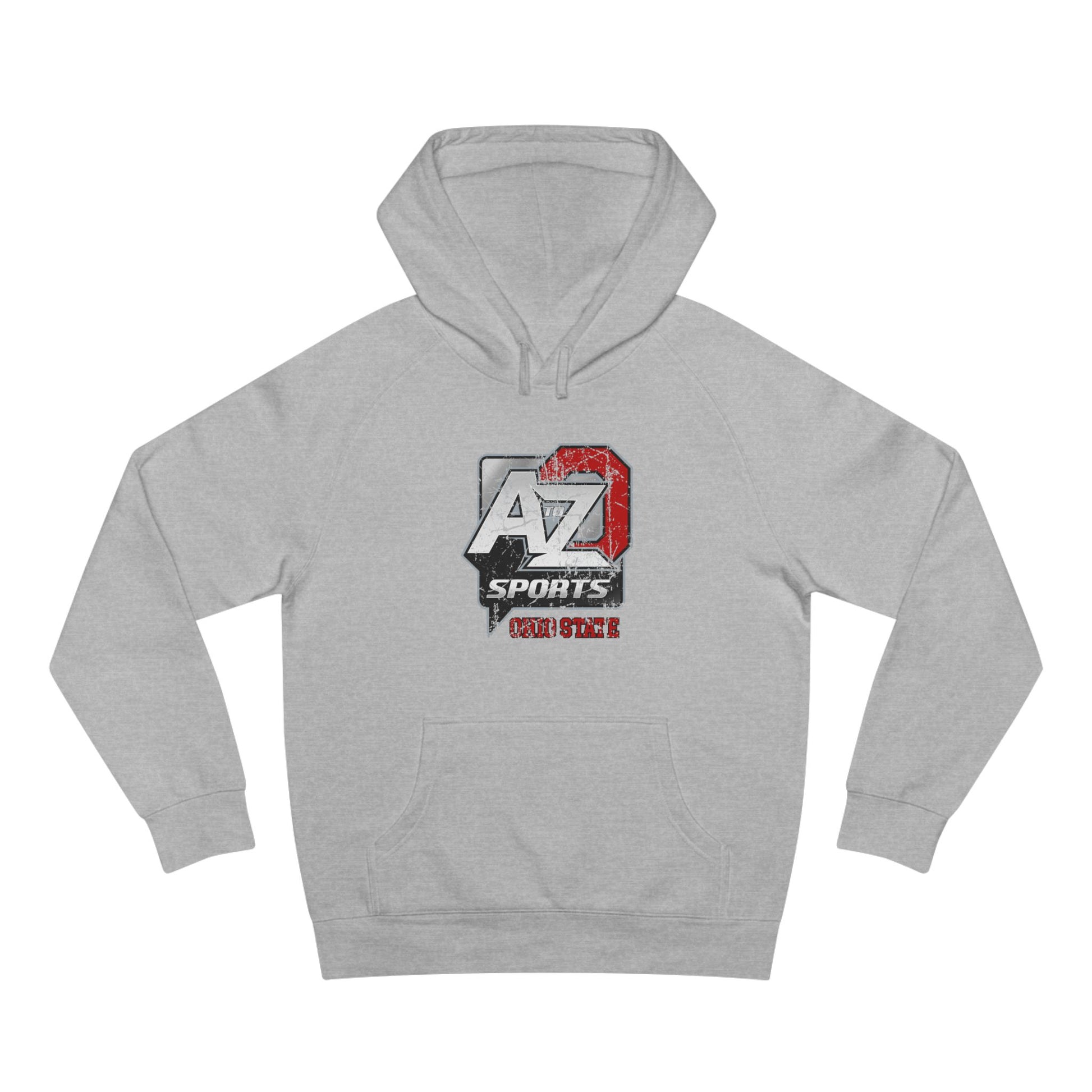 A to Z Sports Ohio State Distressed Hoodie