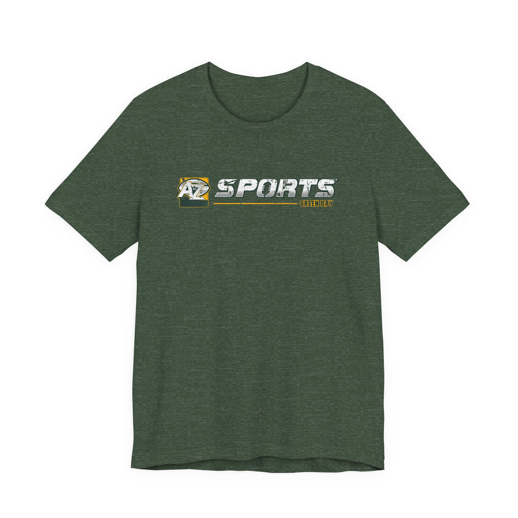 A to Z Sports Packers Distressed Horizontal T-Shirt