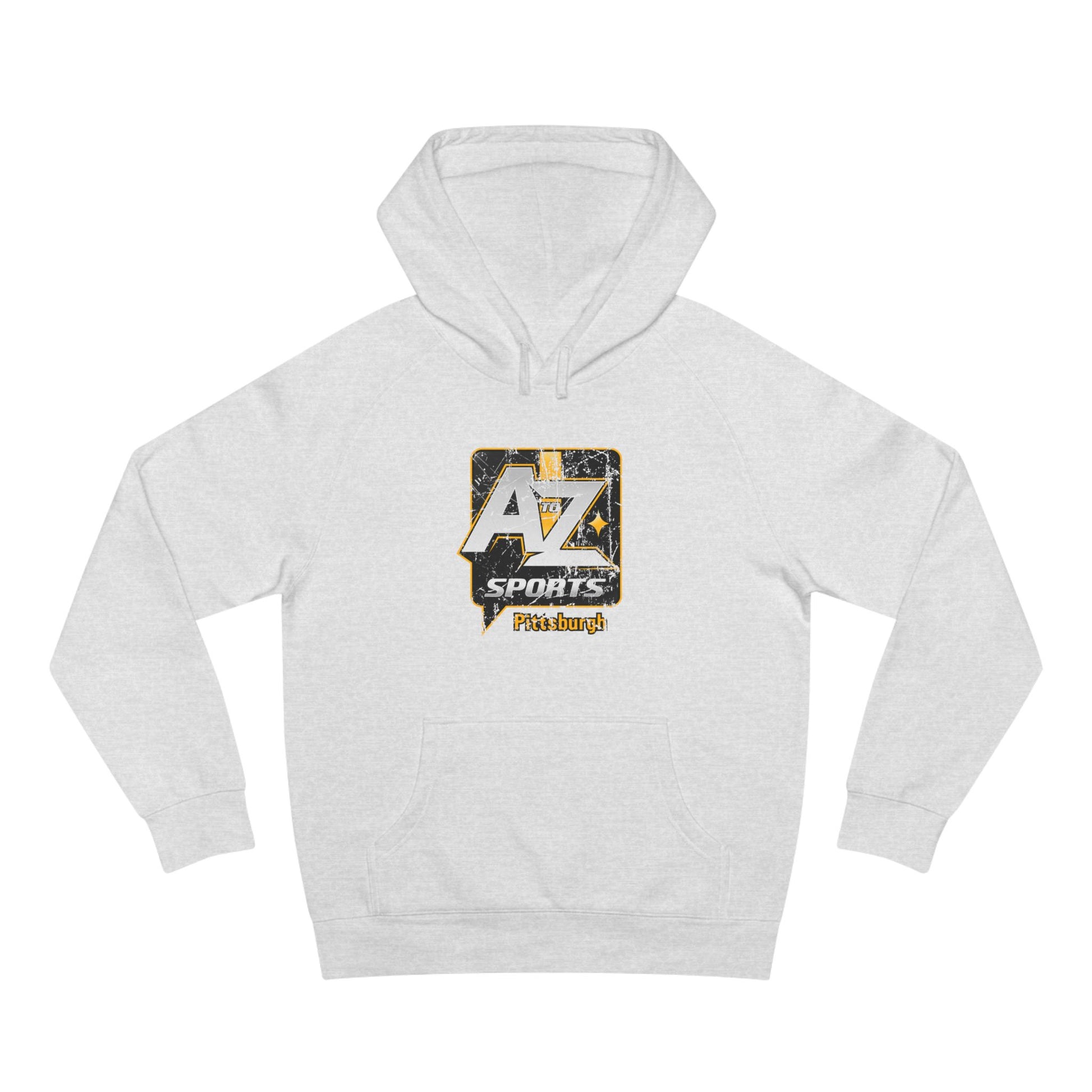 A to Z Sports Steelers Distressed Hoodie