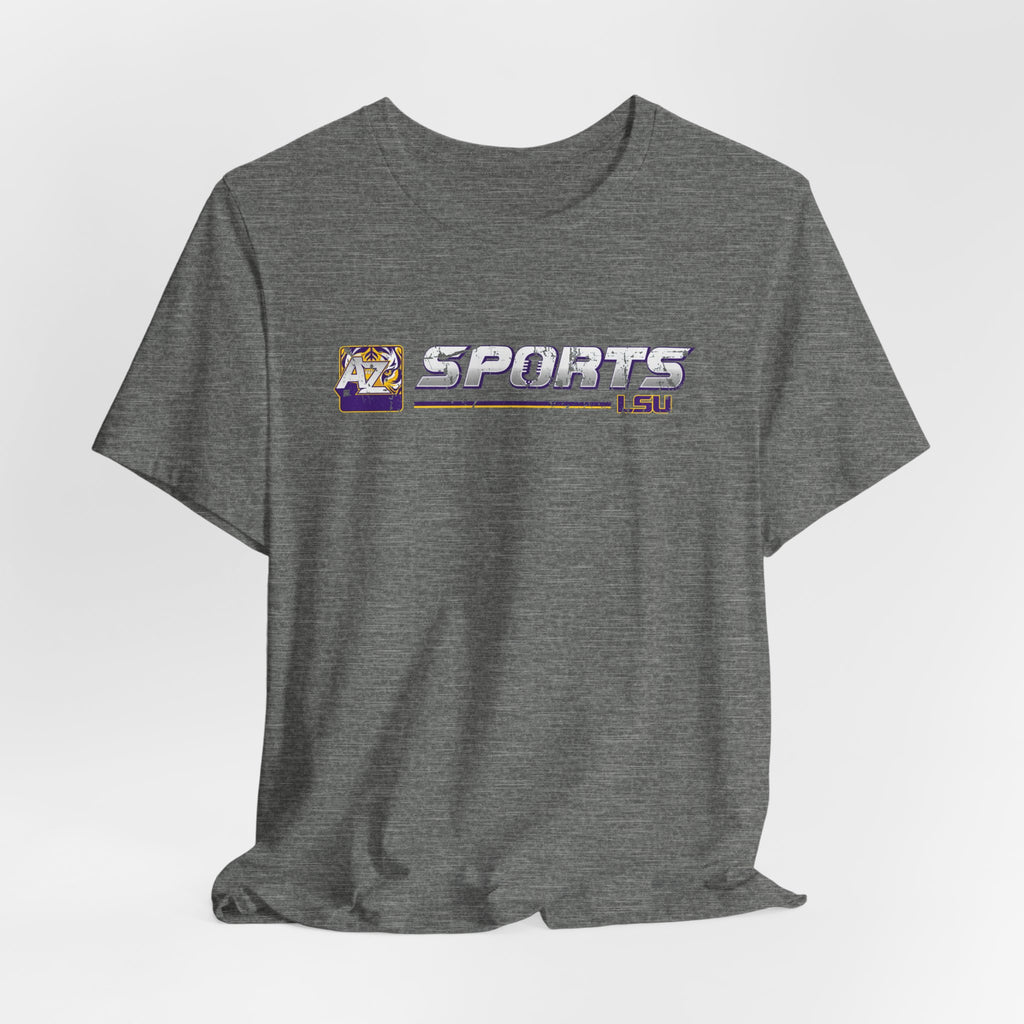 A to Z Sports LSU Distressed Horizontal T-Shirt