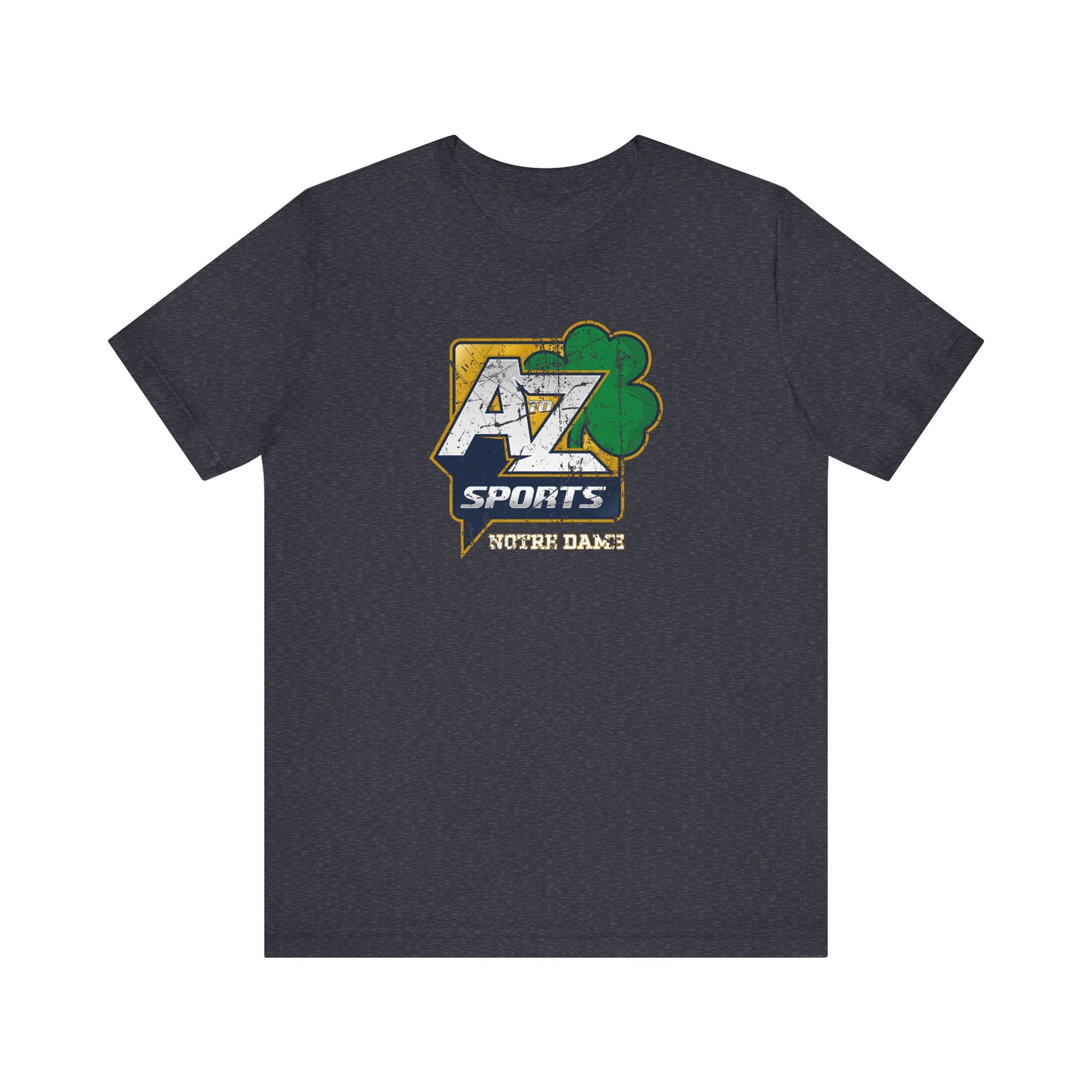 A to Z Sports Notre Dame Distressed T-Shirt