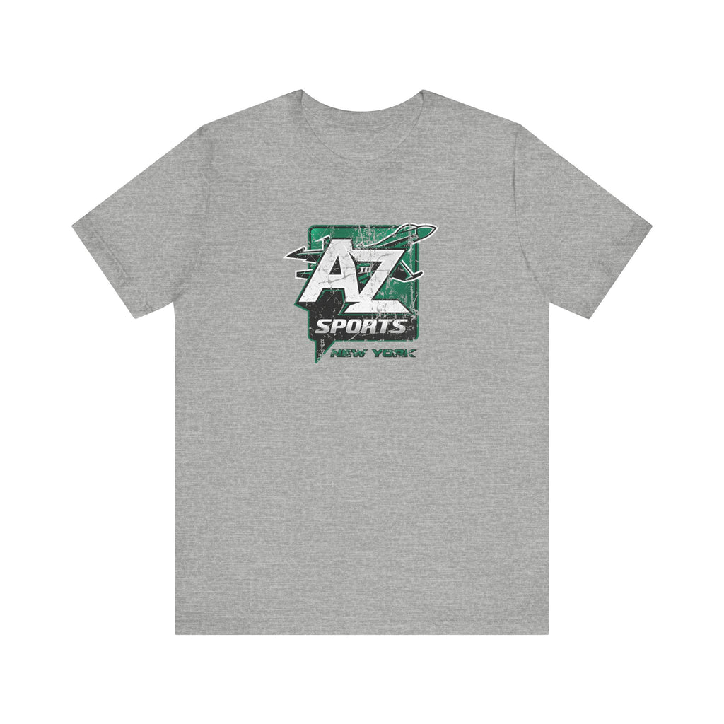 A to Z Sports Jets Distressed T-Shirt